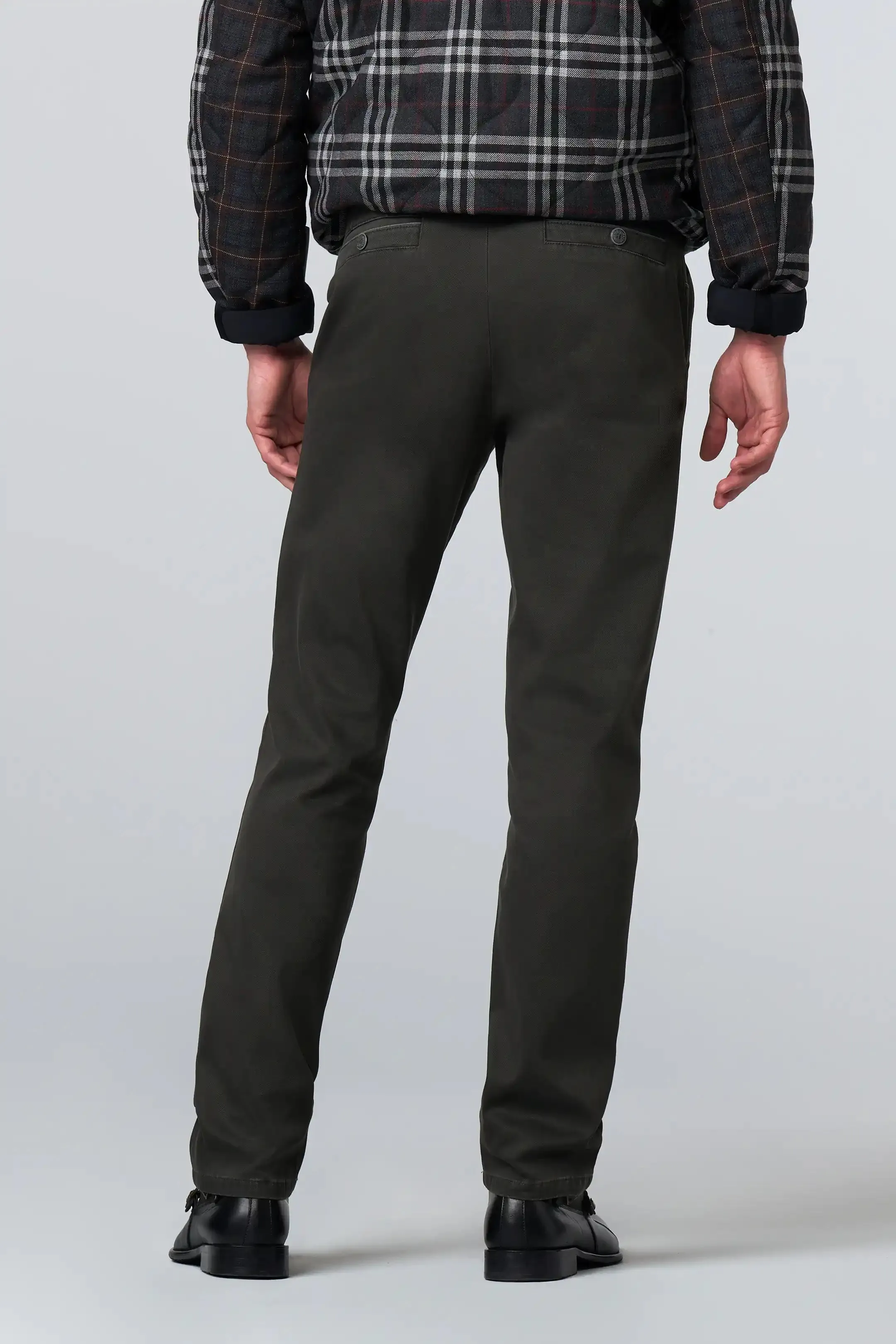 MEYER New York Trousers - 5617 Fine Texture Chinos - Charcoal