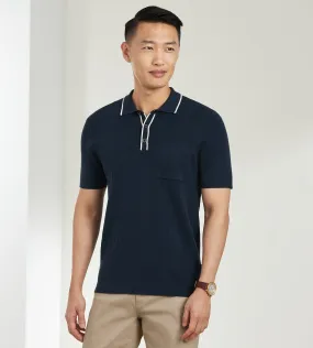 Modern Fit Short Sleeve Sweater Knit Polo