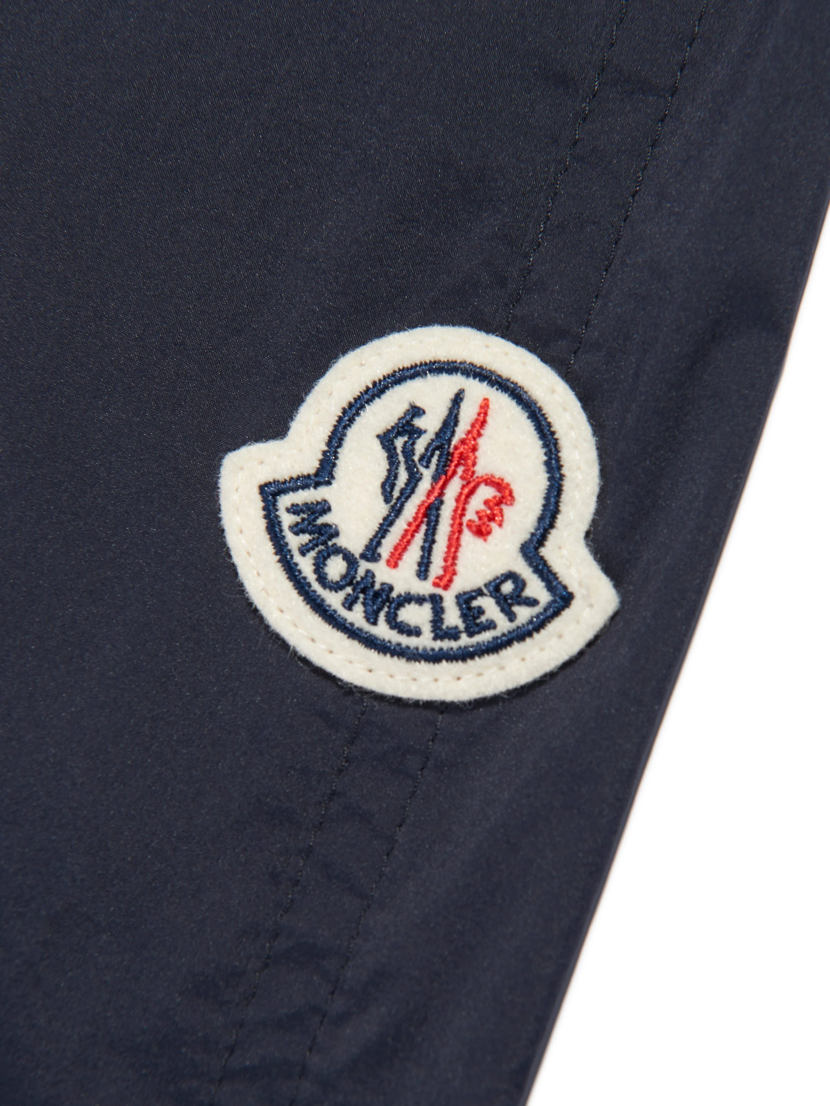 Moncler Enfant Girls Lins Long Parka in Navy