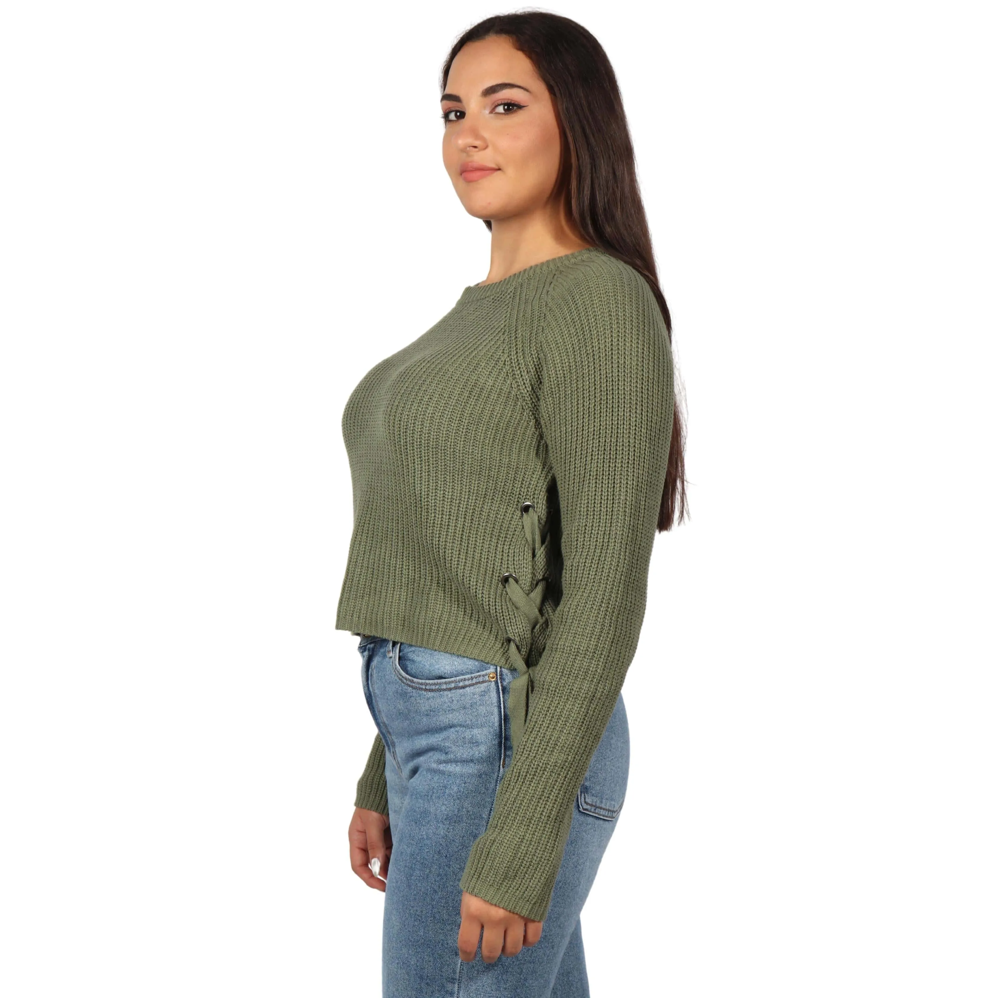 MOON&MADISON - Criss Cross Sides Sweater