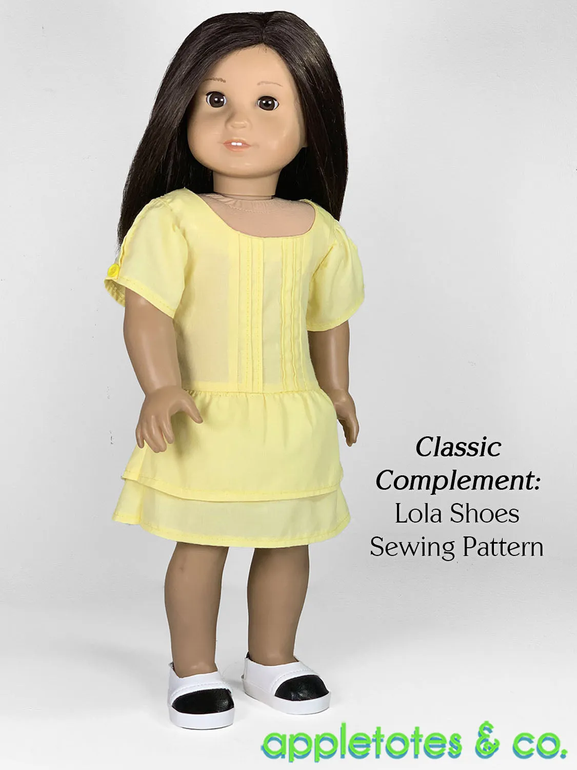 Nadine Top   Dress 18 Inch Doll Sewing Pattern