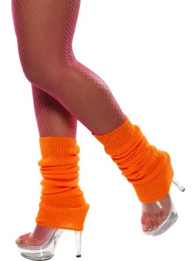 Neon Orange Leg Warmers