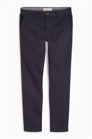 Next Dark Blue Mens Chinos