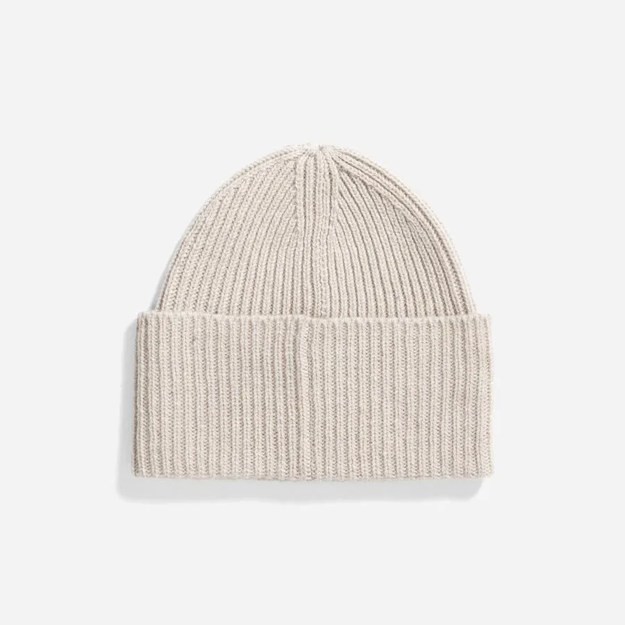 Norse Standard Merino Lambswool Beanie - Oatmeal