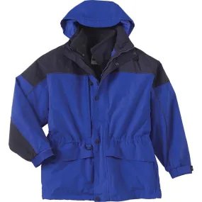 North End Men's Royal Cobalt 3-in-1 Two-Tone Parka