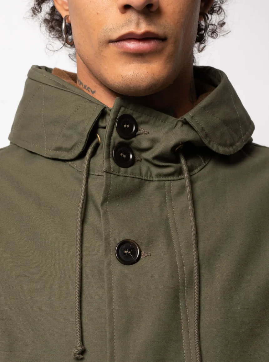 Nudie Jeans Erik Parka Olive