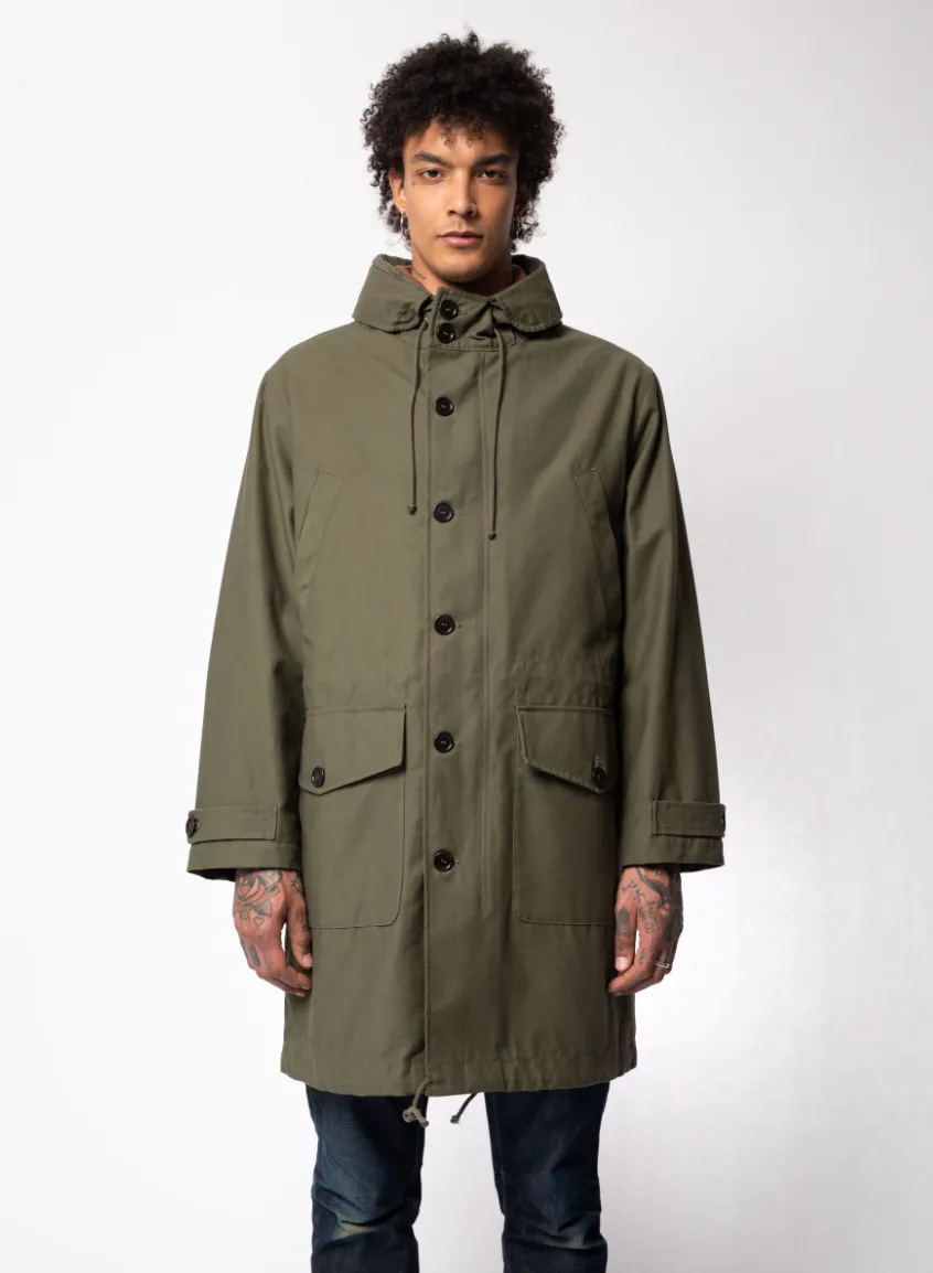 Nudie Jeans Erik Parka Olive