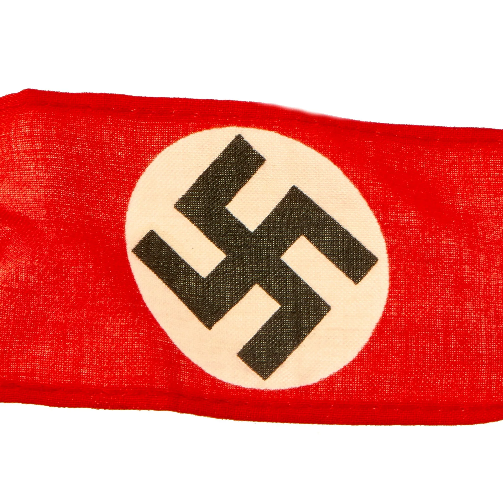 Original German WWII NSDAP Party Printed Cotton Overcoat Armband