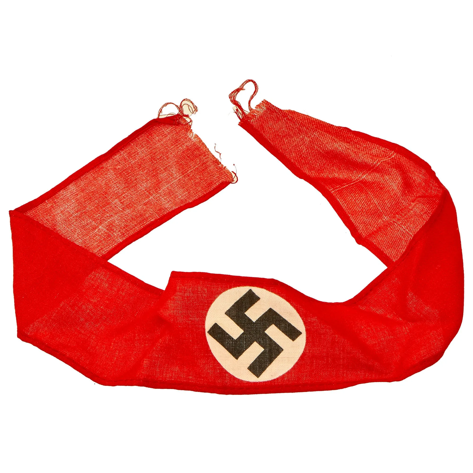 Original German WWII NSDAP Party Printed Cotton Overcoat Armband