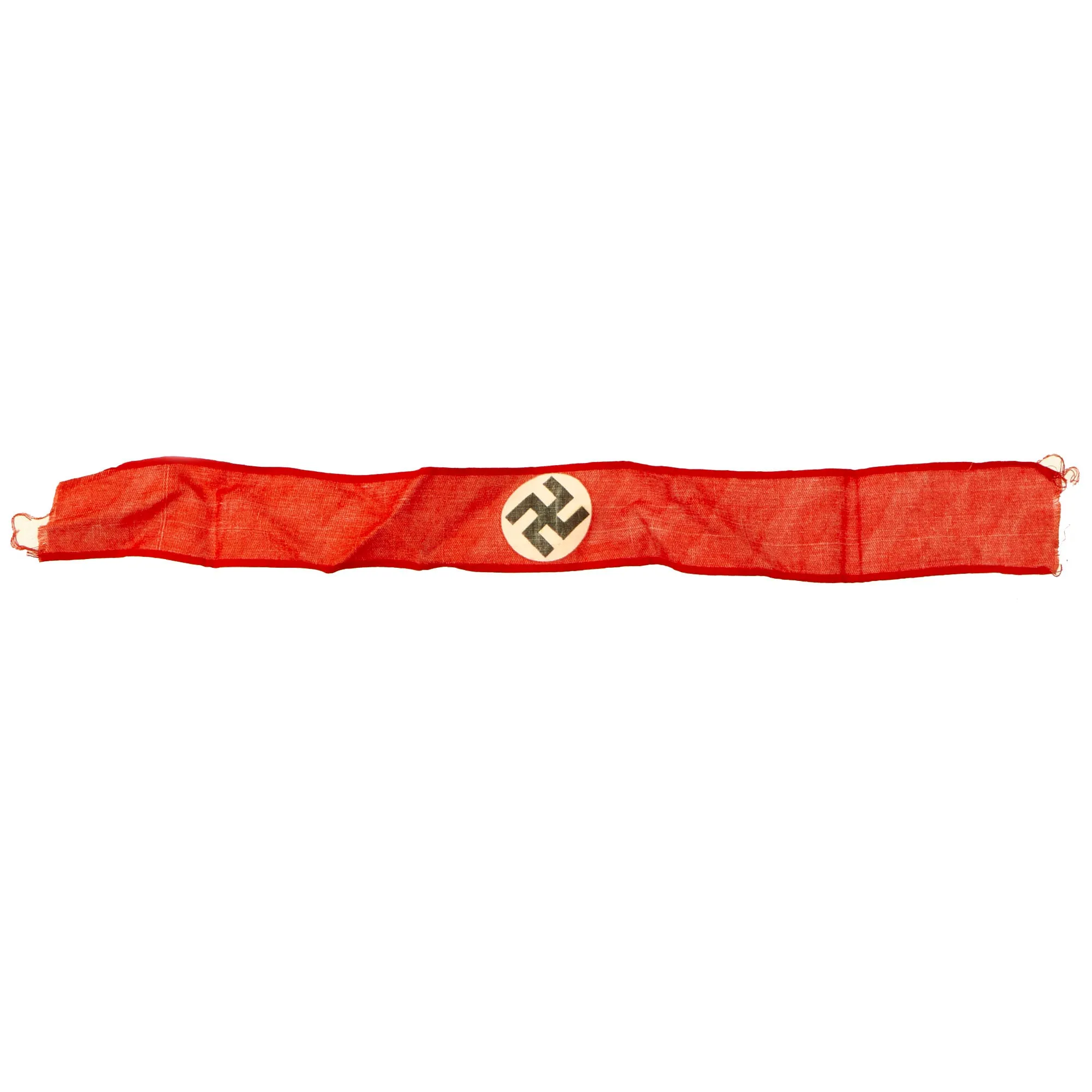 Original German WWII NSDAP Party Printed Cotton Overcoat Armband