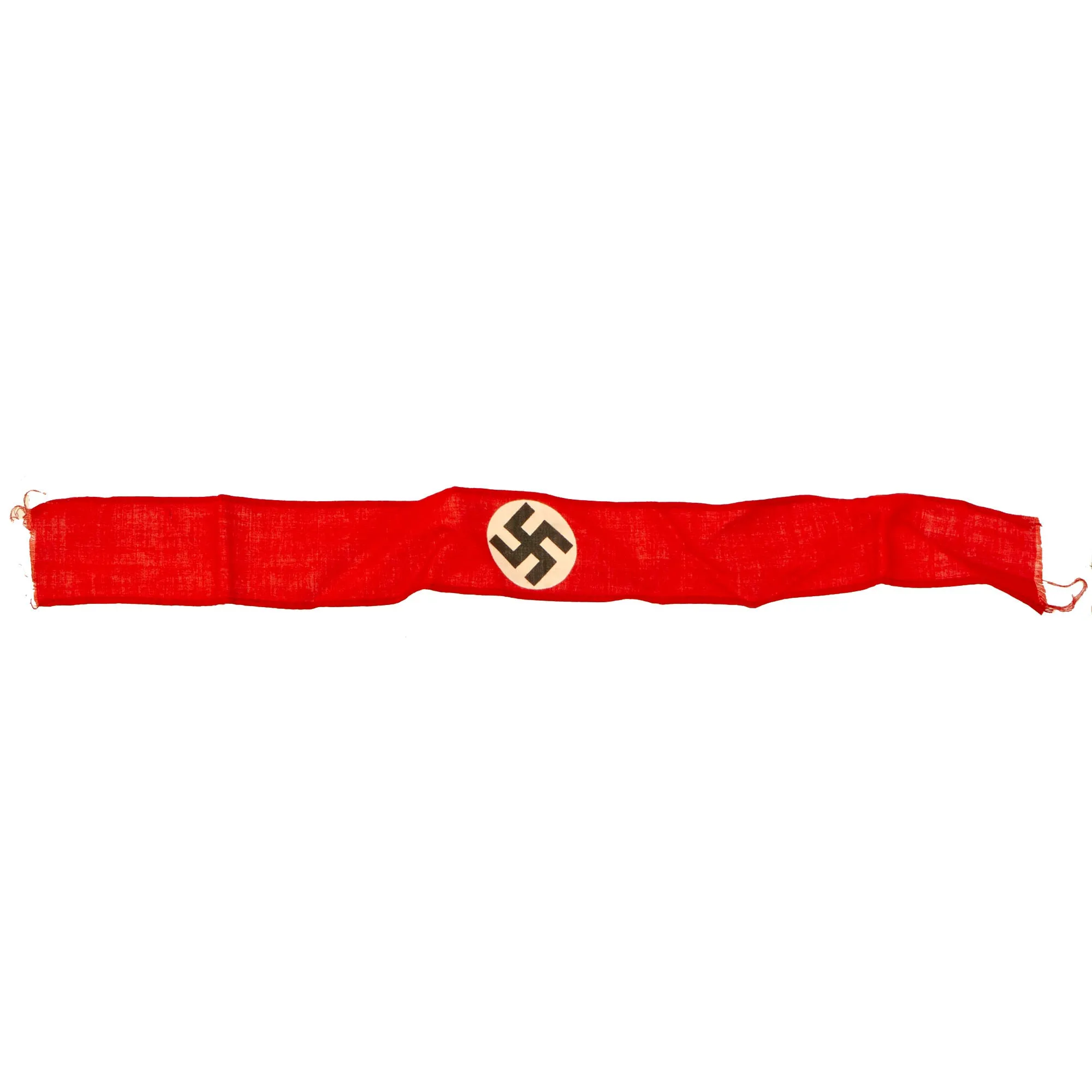 Original German WWII NSDAP Party Printed Cotton Overcoat Armband