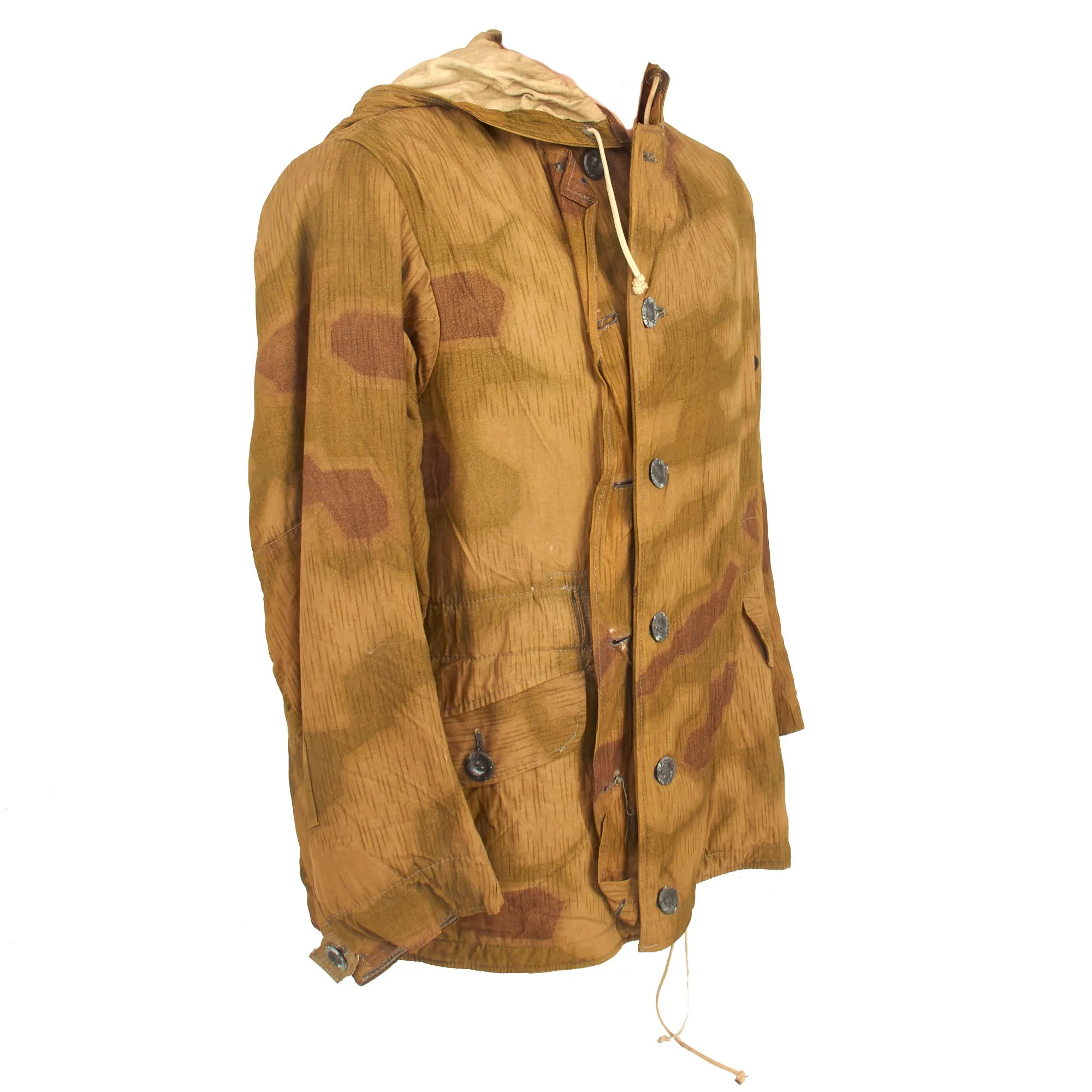 Original German WWII Sumpftarnmuster Swamp Pattern Camouflage Pattern Winter Parka with Pants - Non Reversible