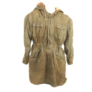 Original German WWII USGI Bring Back Waffen SS 2nd Pattern "Kharkov" Winter Uniform Parka - Rabbit Fur Lined