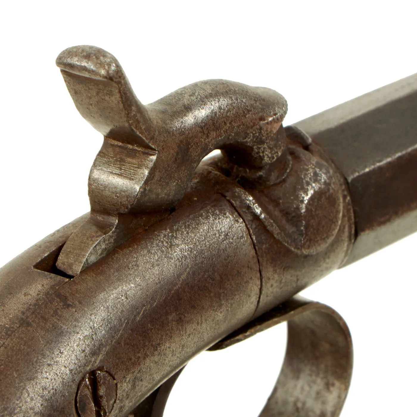 Original U.S. 19th Century Allen & Wheelock Single Shot Percussion Overcoat Pistol Serial 220 - circa 1860