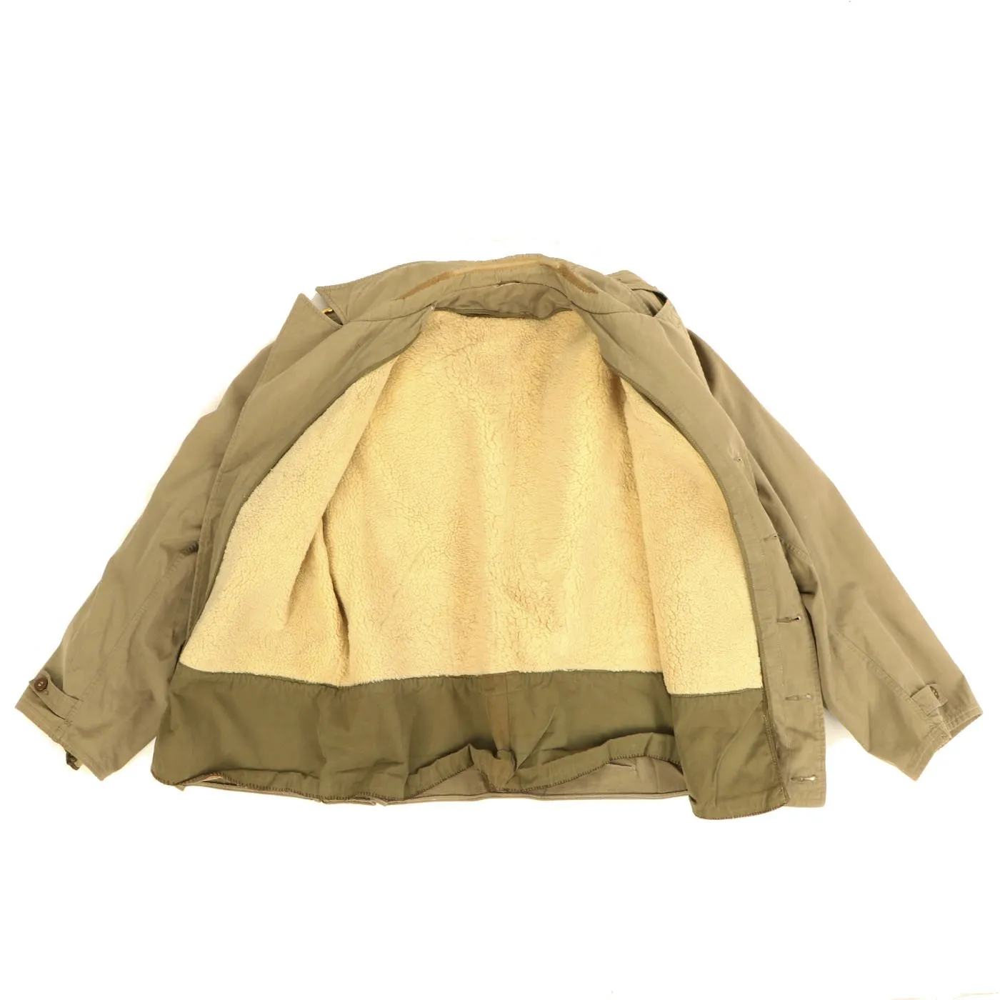 Original U.S. WWII Army Major M41 Field Jacket with Removable Fleece Lining by Zero King Sports Apparel