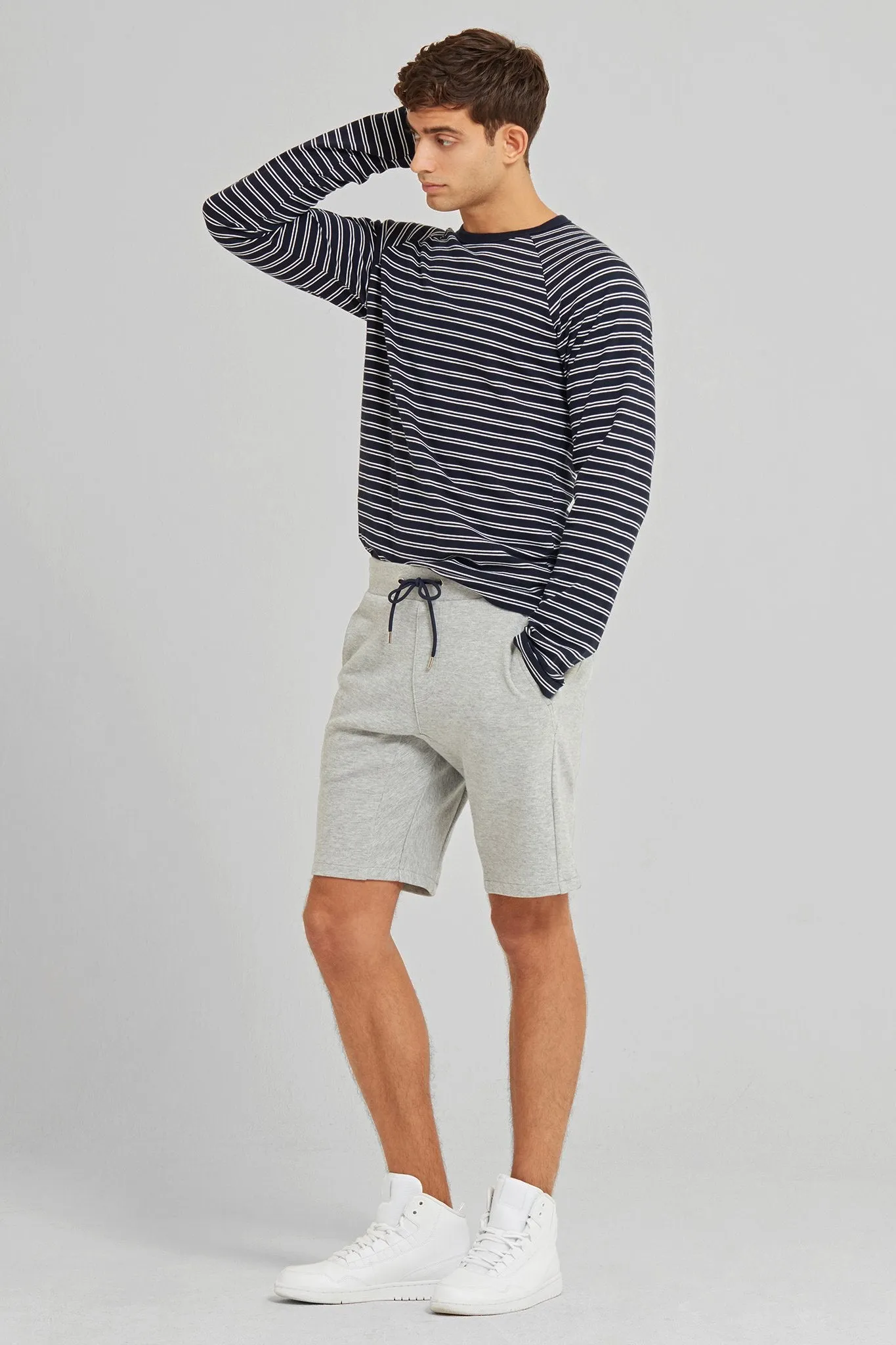 Oscar Striped Cotton-Jersey T-Shirt