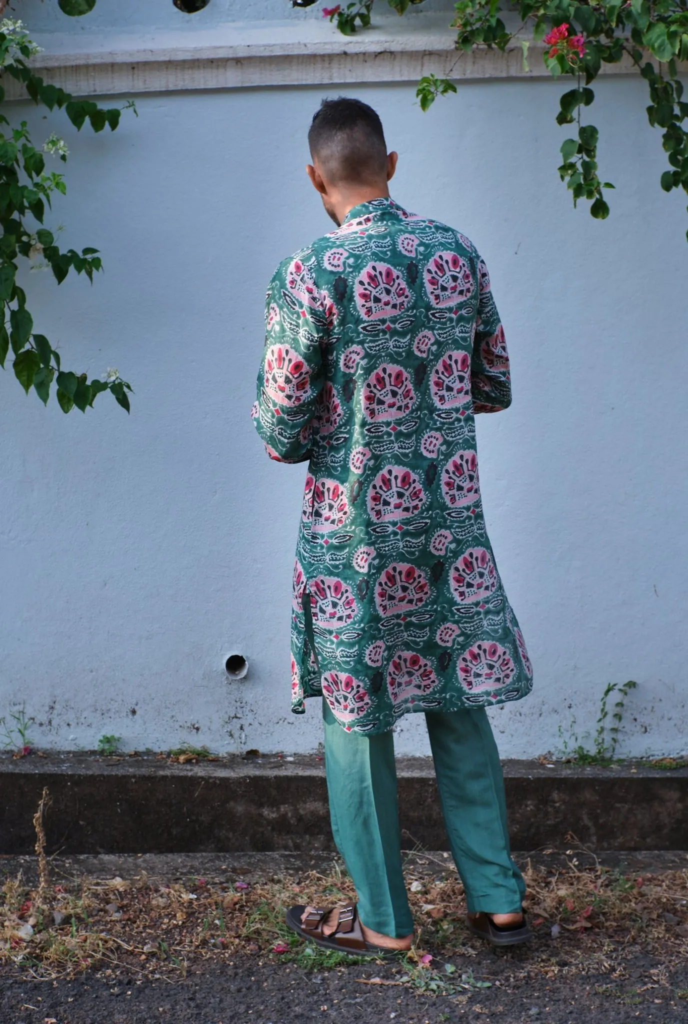 Pista Kurta Silk Set