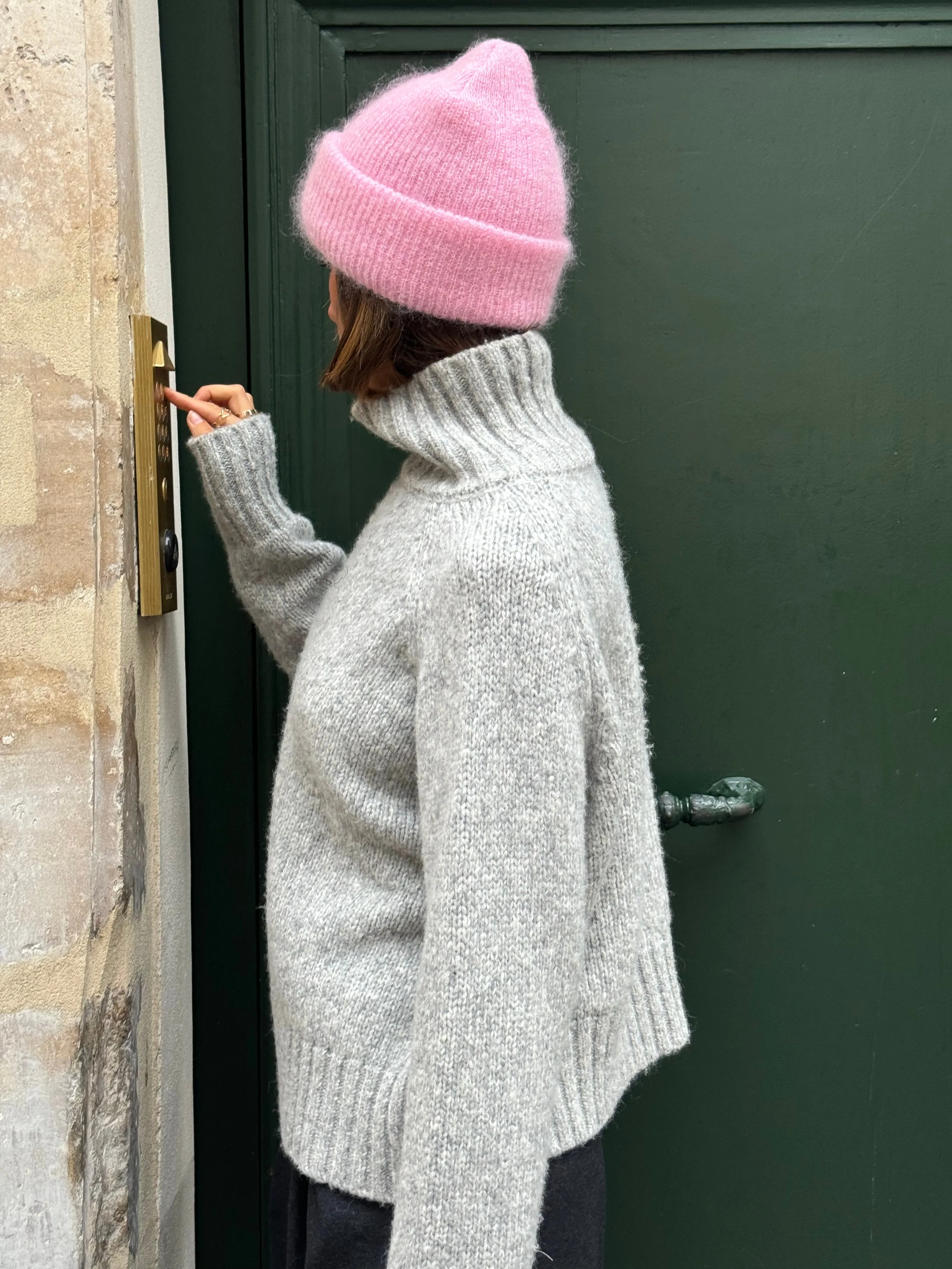 PIXIE WOOLEN HAT PINK