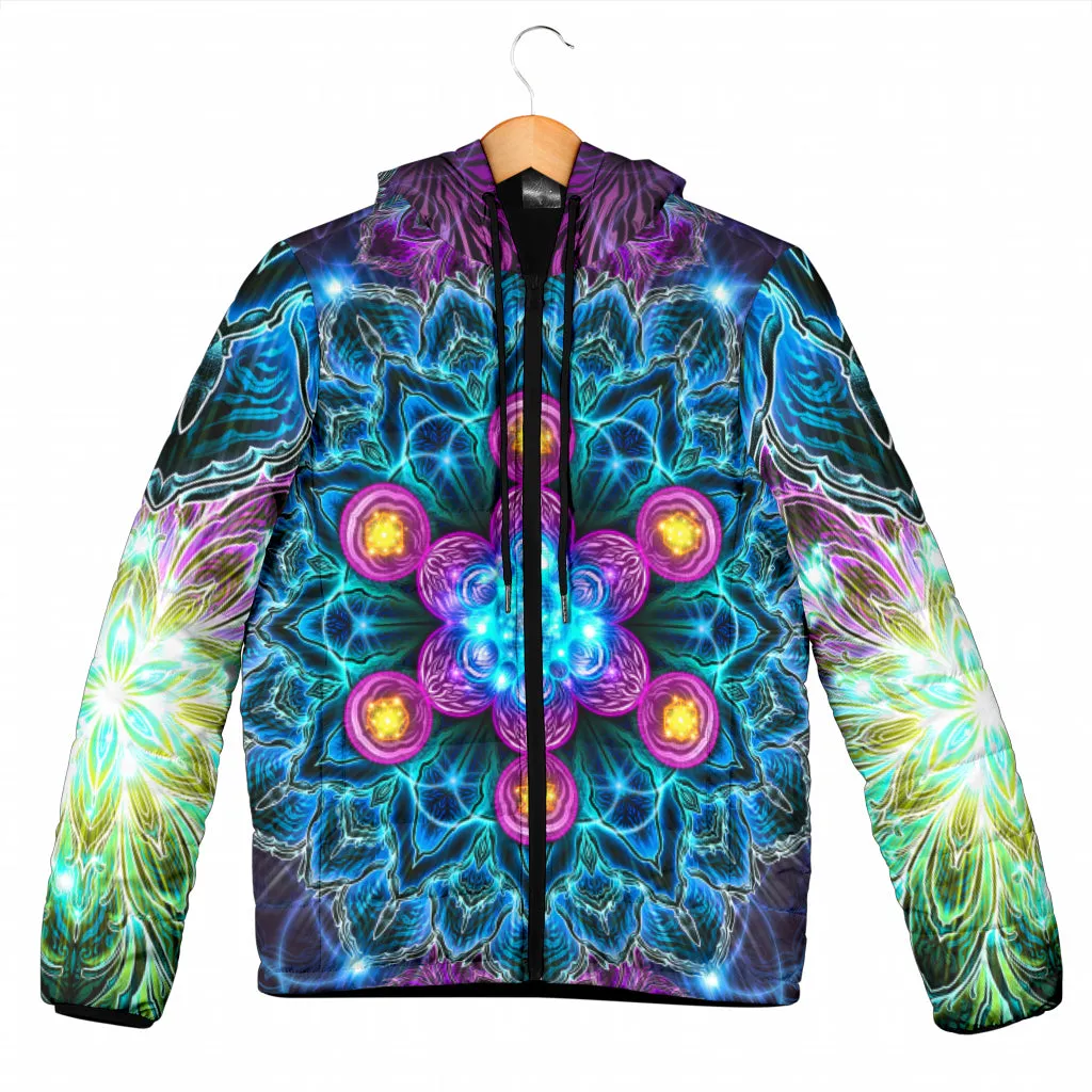 PLATONIC COSMOS | WOMENS WINTER HOODIE JACKET | YANTRART