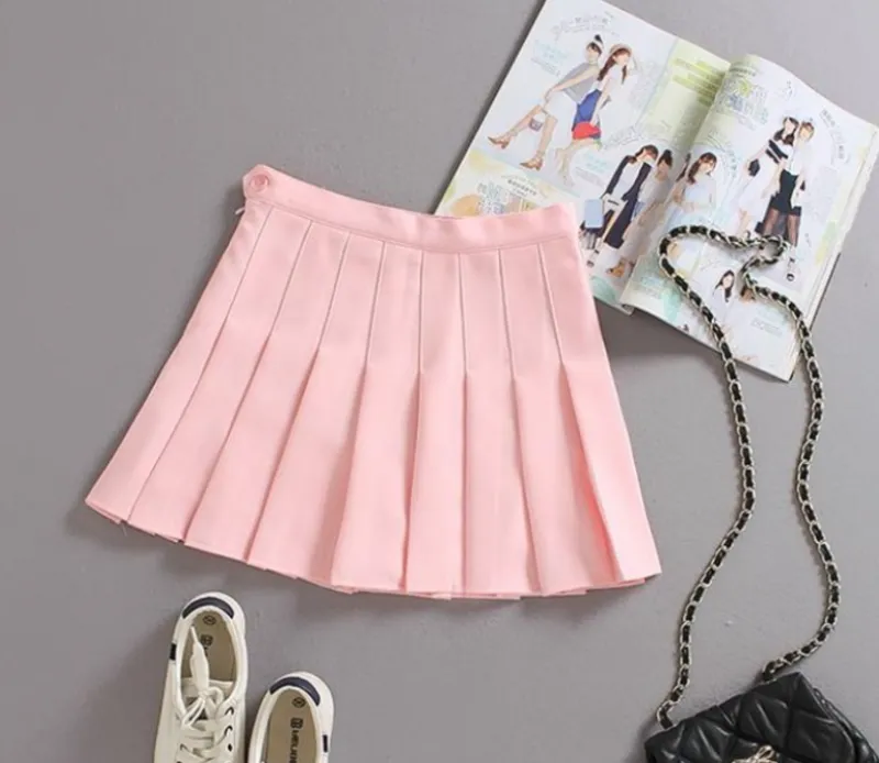 Pleated Tennis Mini Skirt