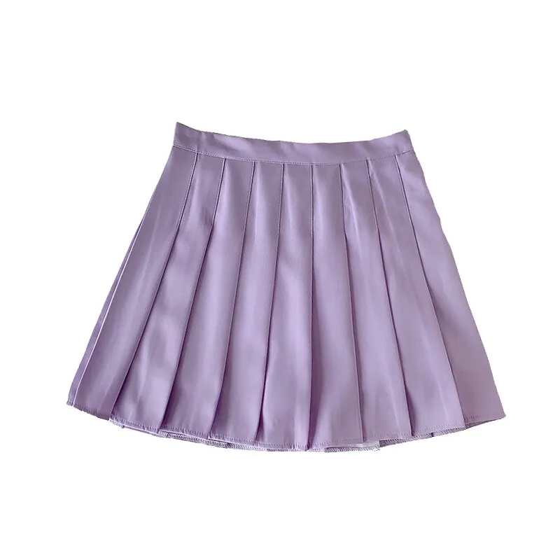 Pleated Tennis Mini Skirt