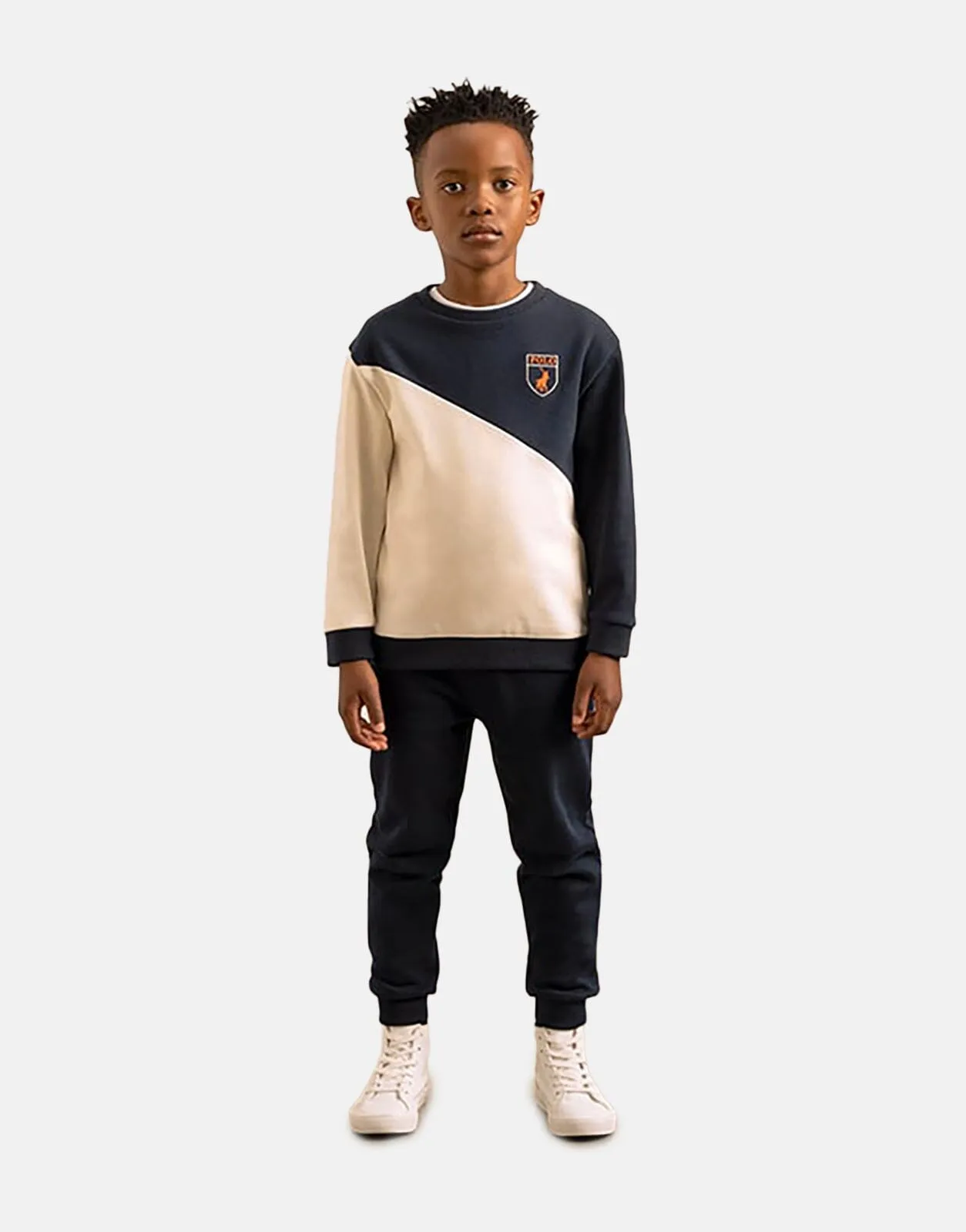 Polo Clyde Crested Sweater Navy