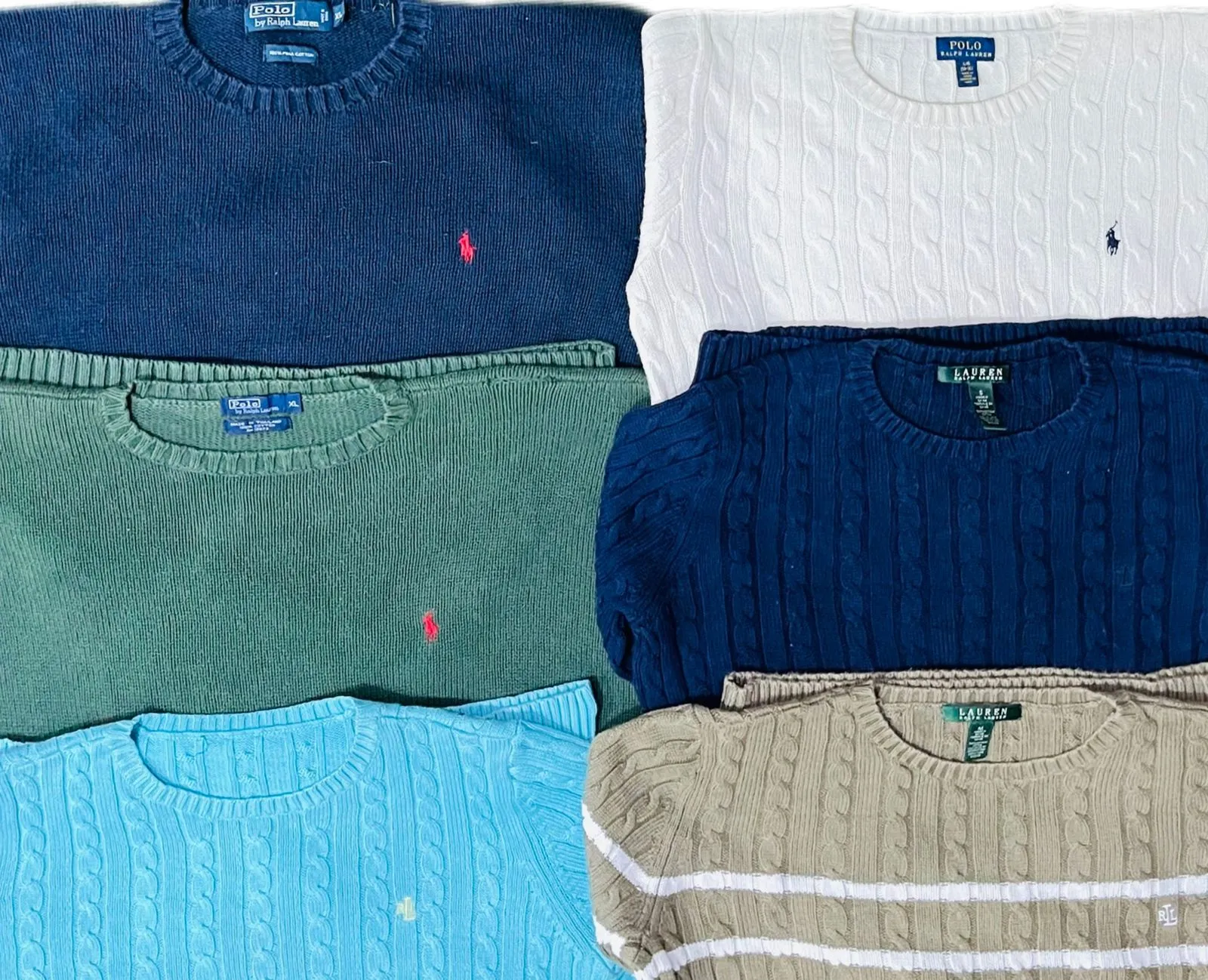 Polo ralph lauren sweaters 17 pcs