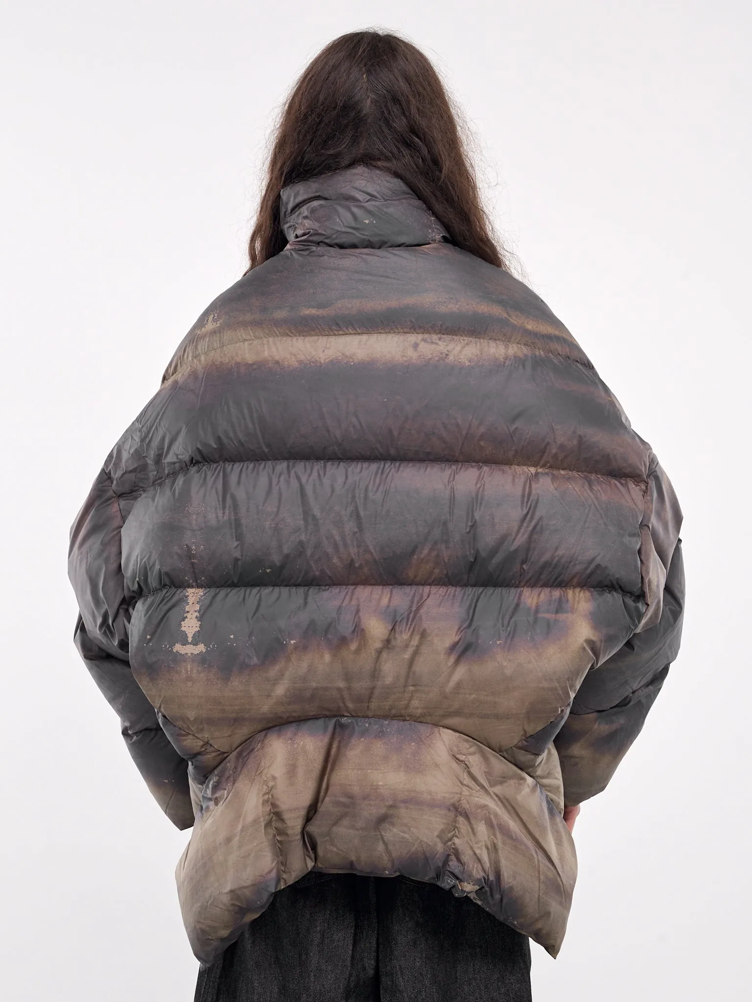 Printed Down Jacket (FUF18JK16-BROWN)