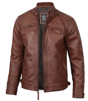 Pure Leather Cowhide Jacket/Coat For Men's