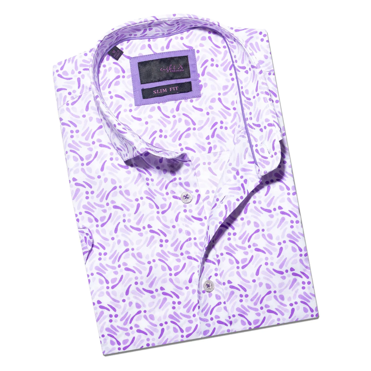 Purple Squirt Short Sleeve Shirt