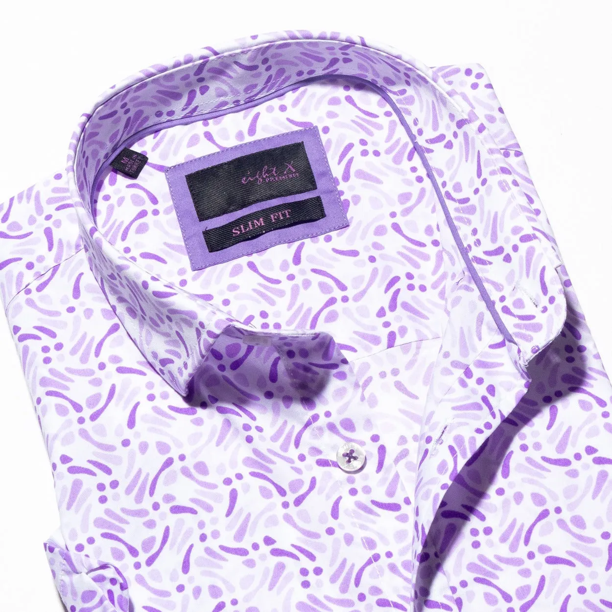 Purple Squirt Short Sleeve Shirt