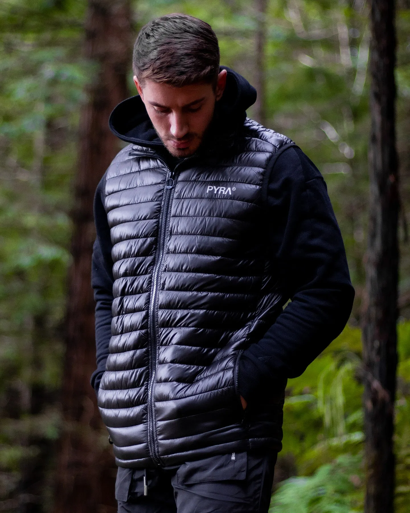 PYRA Summit Puffa Vest Black