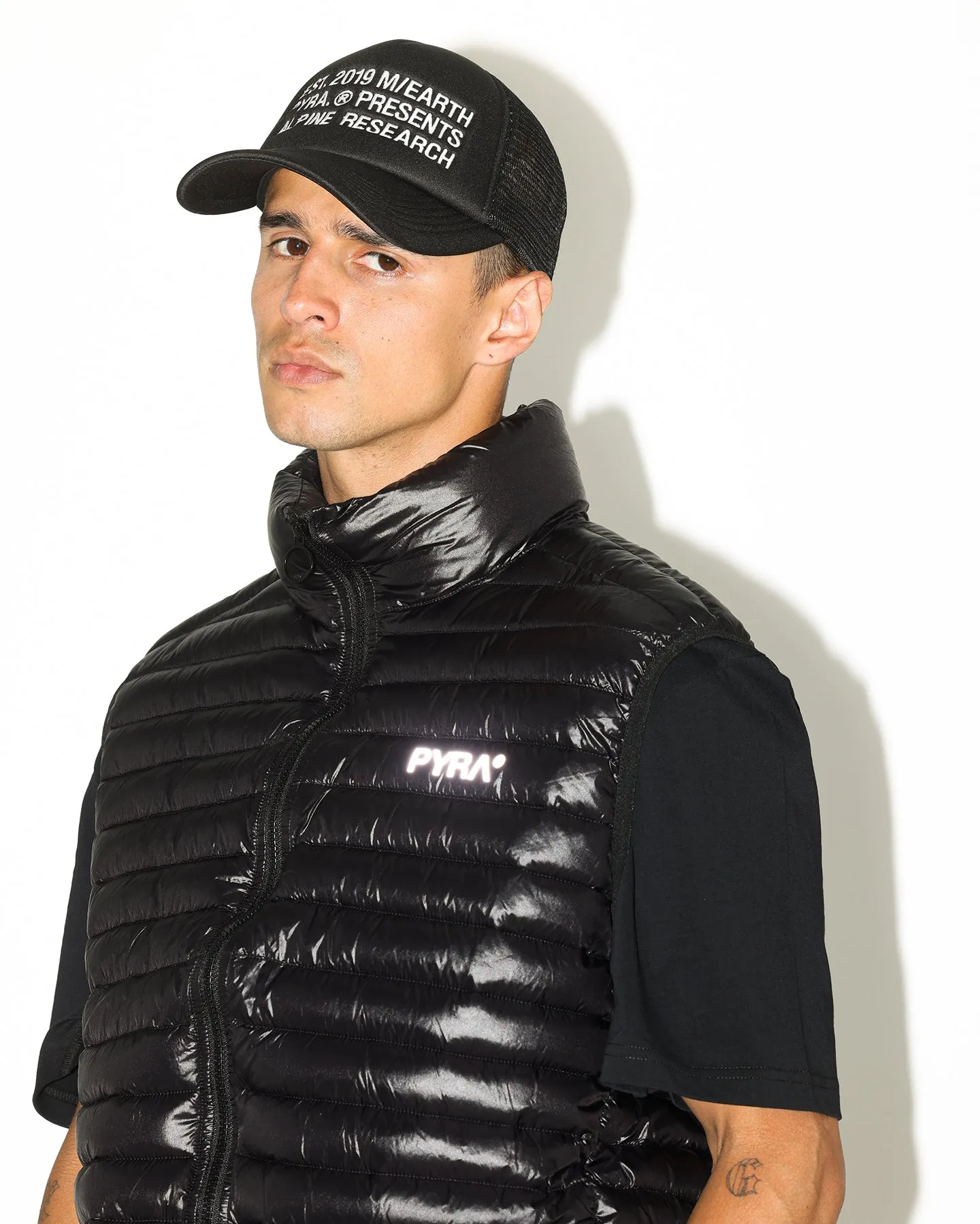 PYRA Summit Puffa Vest Black