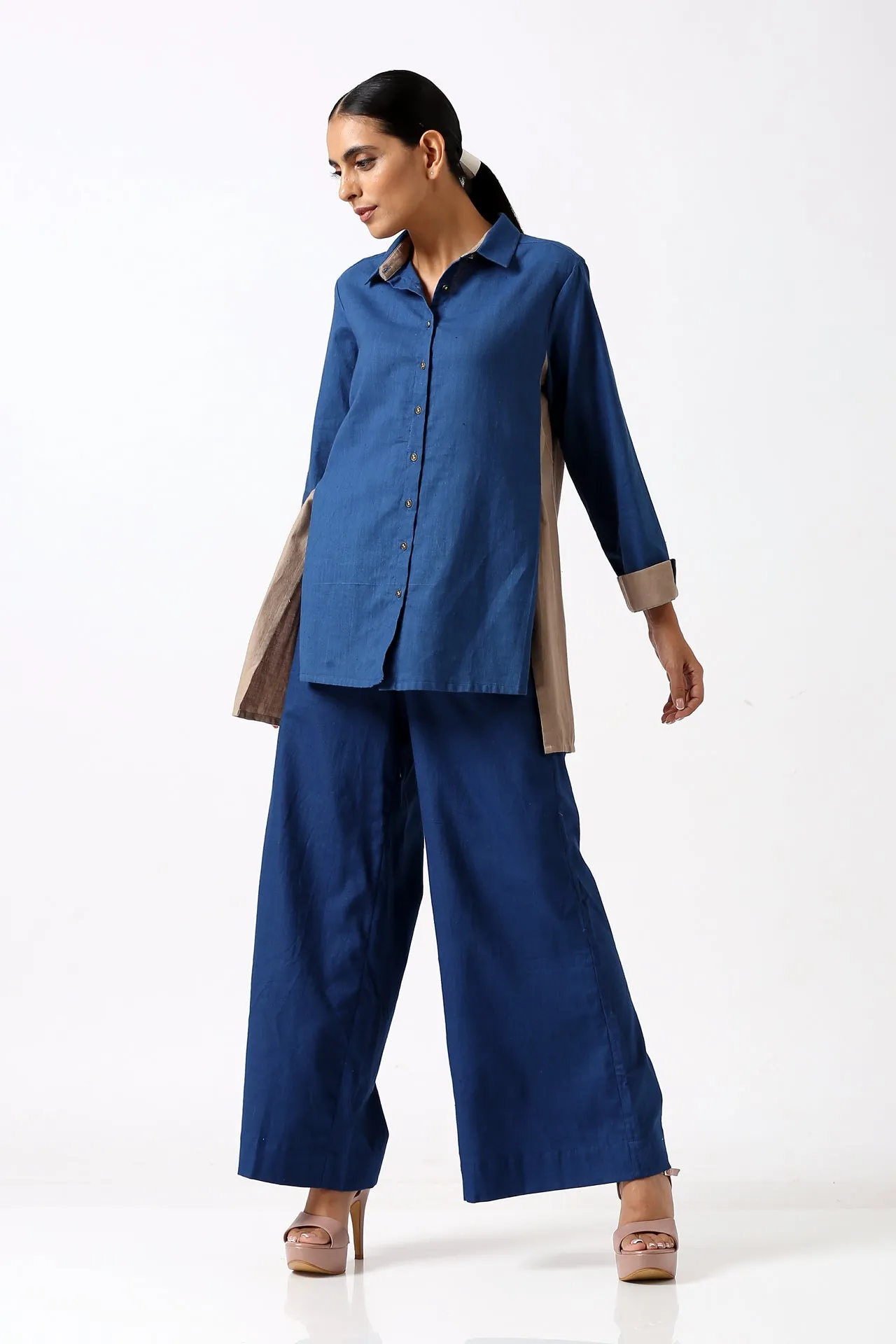 Remi - Fuss Free Indigo Co-ord Set