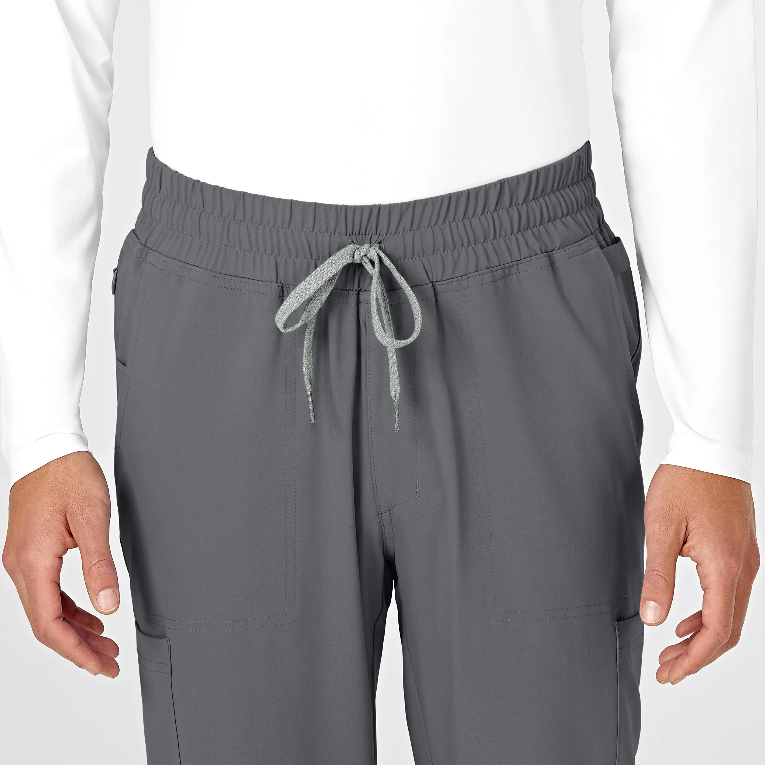 RENEW Mens Straight Slim Scrub Pant - Pewter