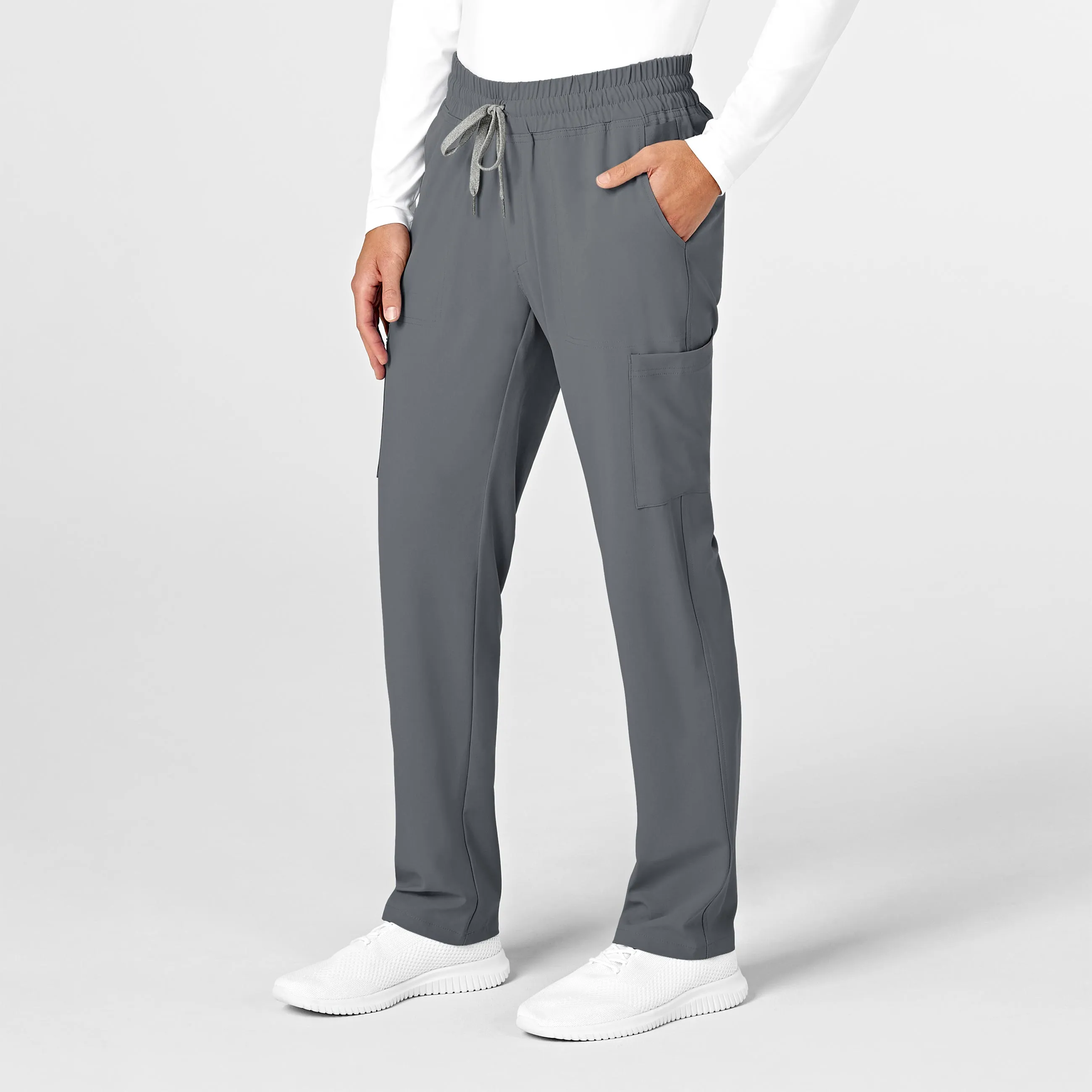 RENEW Mens Straight Slim Scrub Pant - Pewter