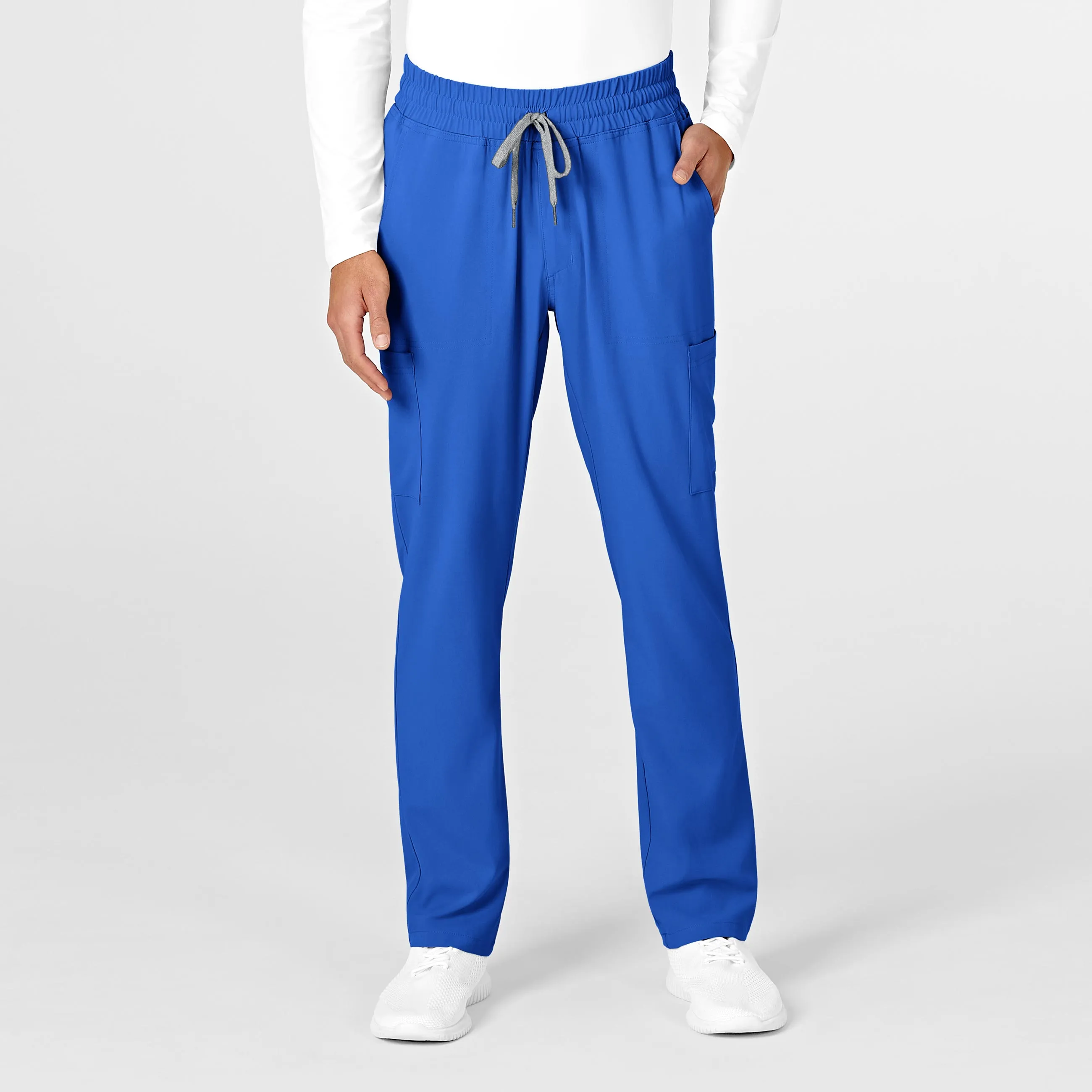 RENEW Mens Straight Slim Scrub Pant - Royal