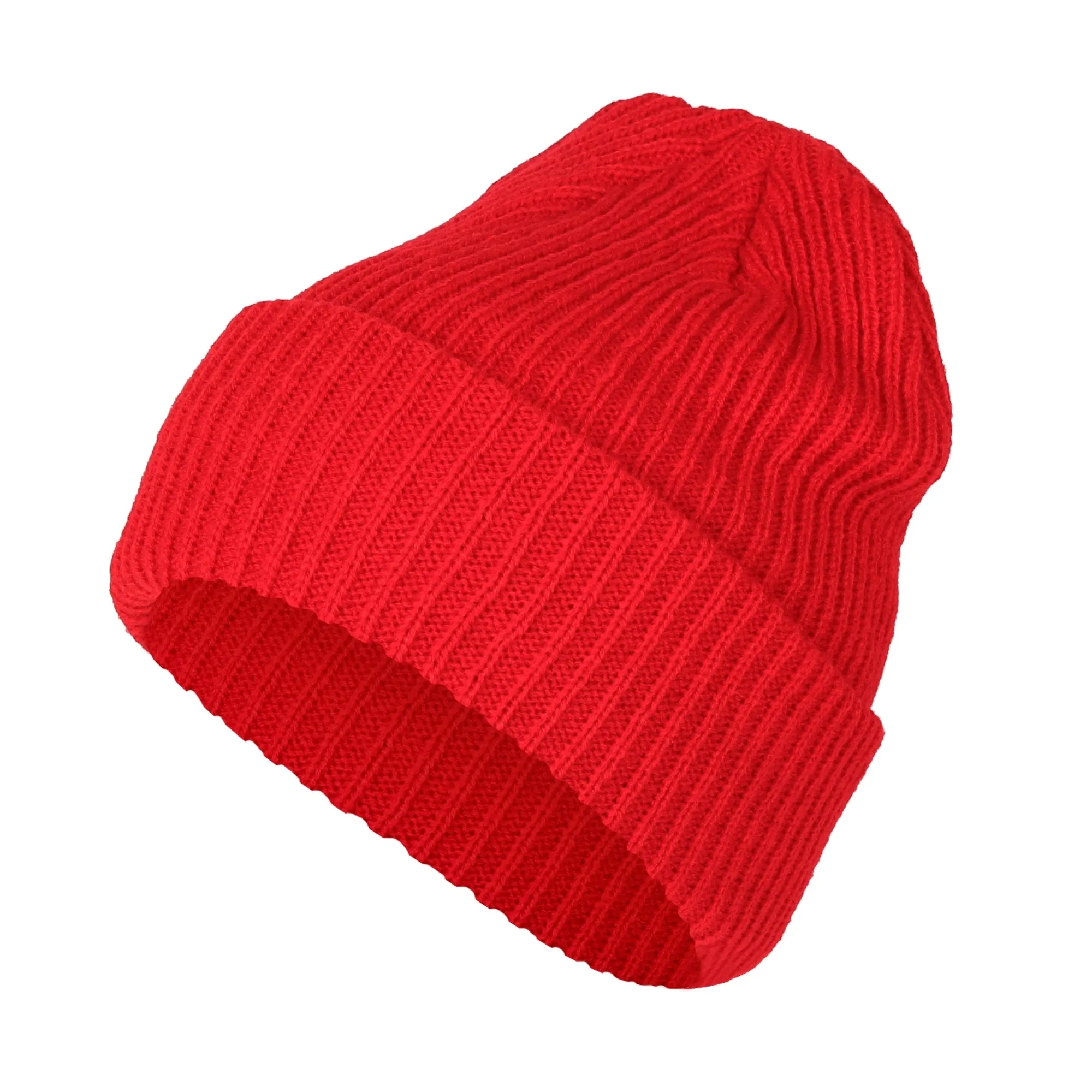 Ribbed Knit Beanie Winter Hat Slouchy Watch Cap GZ50019