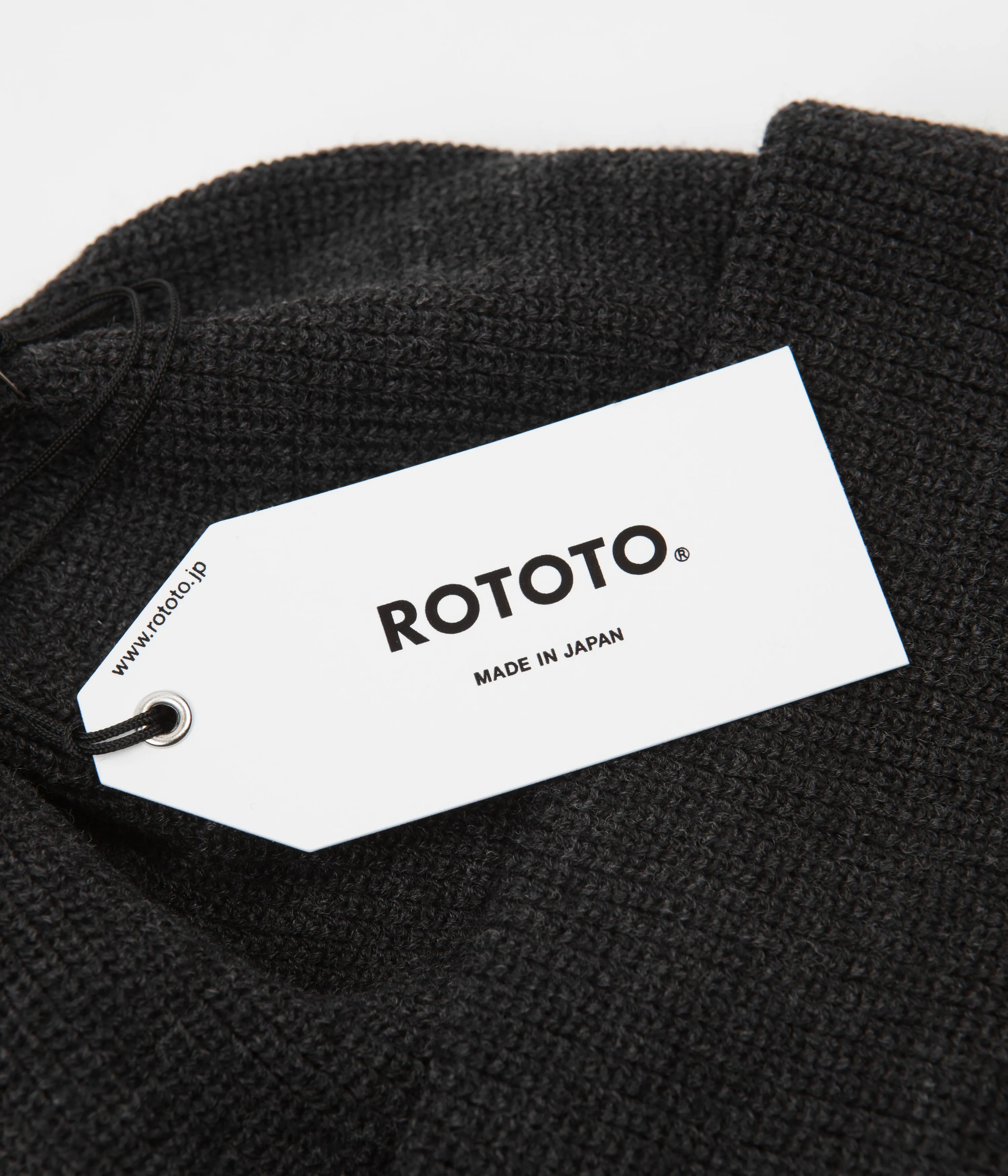 RoToTo Bulky Watch Cap Beanie - Charcoal