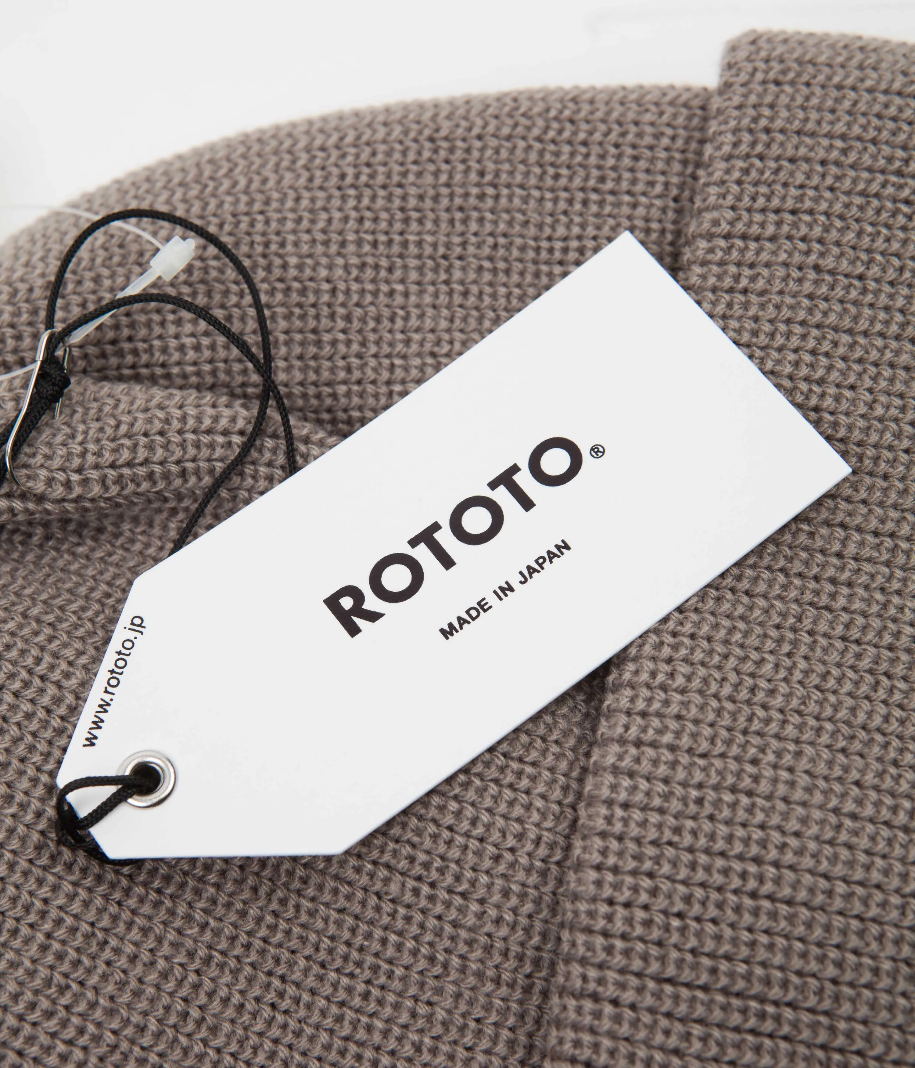 RoToTo Bulky Watch Cap Beanie - Greige