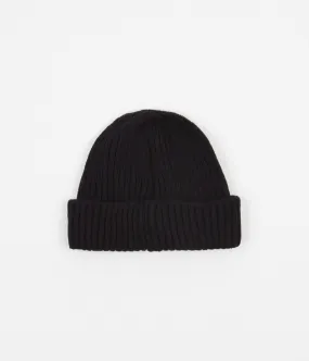 RoToTo Recycled 2x2 Beanie - Black