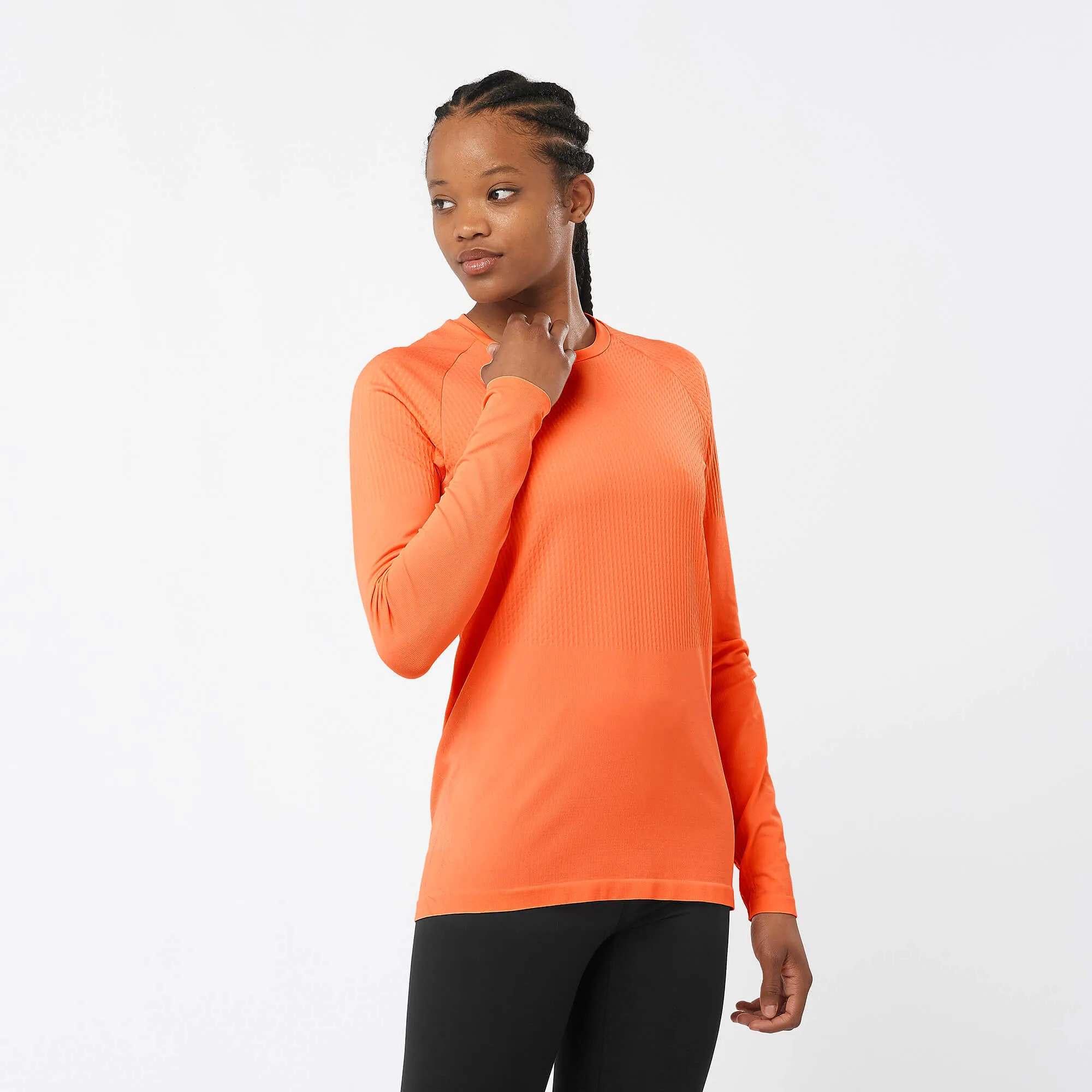 Salomon | Women's Sense Aero Long Sleeve T-Shirt - Burnt Ochre