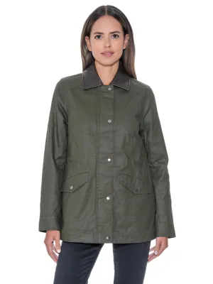 Sebby Collection Waxy Cotton Anorak Jacket