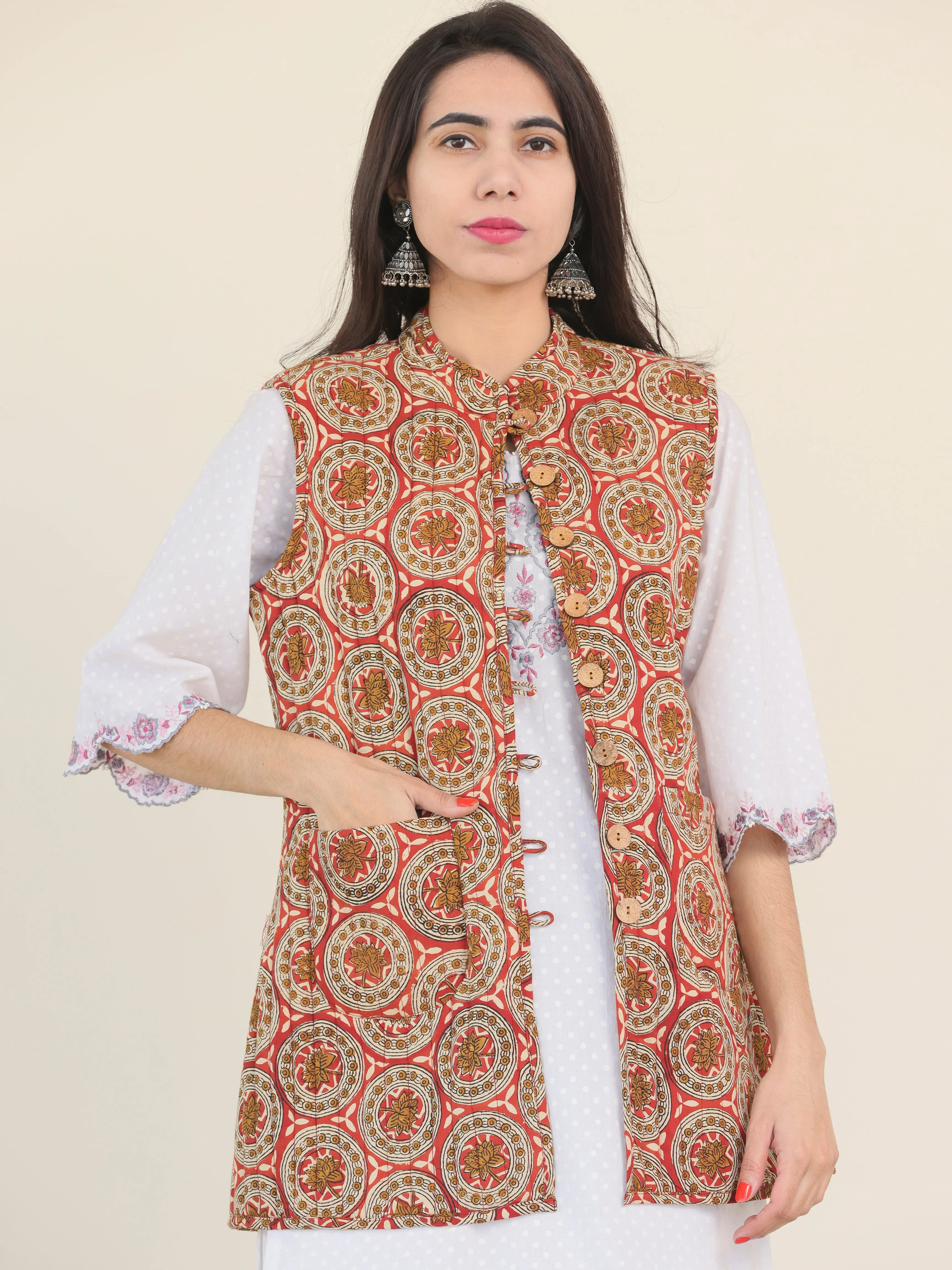 Shishir Adya Quilted Reversible Sleeveless Jacket