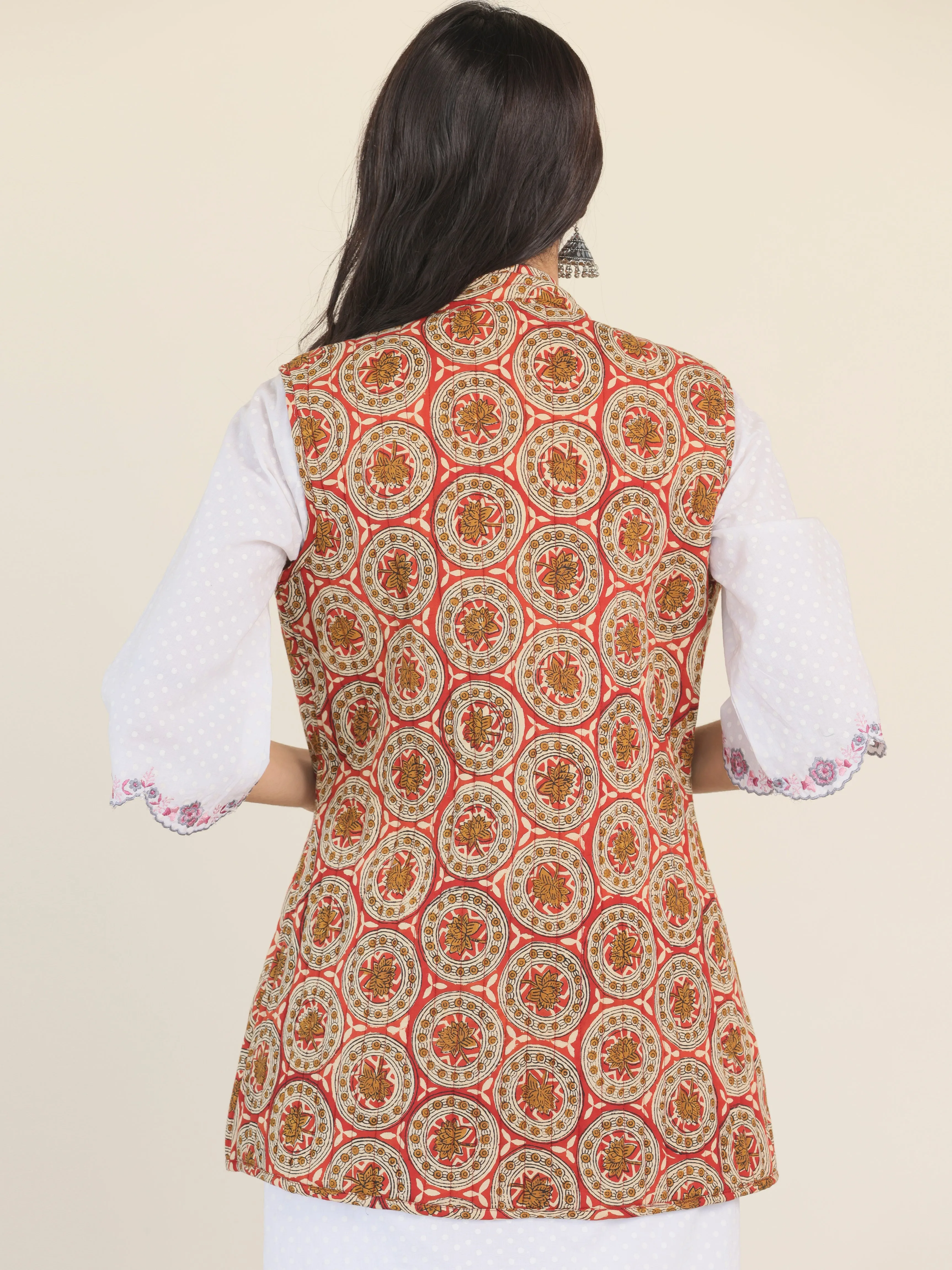 Shishir Adya Quilted Reversible Sleeveless Jacket