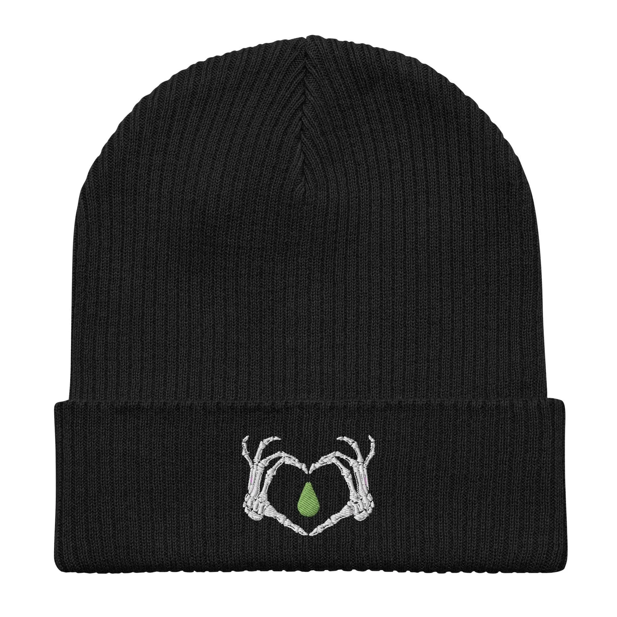 Skeleton Hands Ribbed Beanie