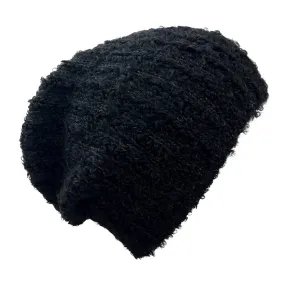 SLATE   SALT Loop Knit Alpaca Beanie Black