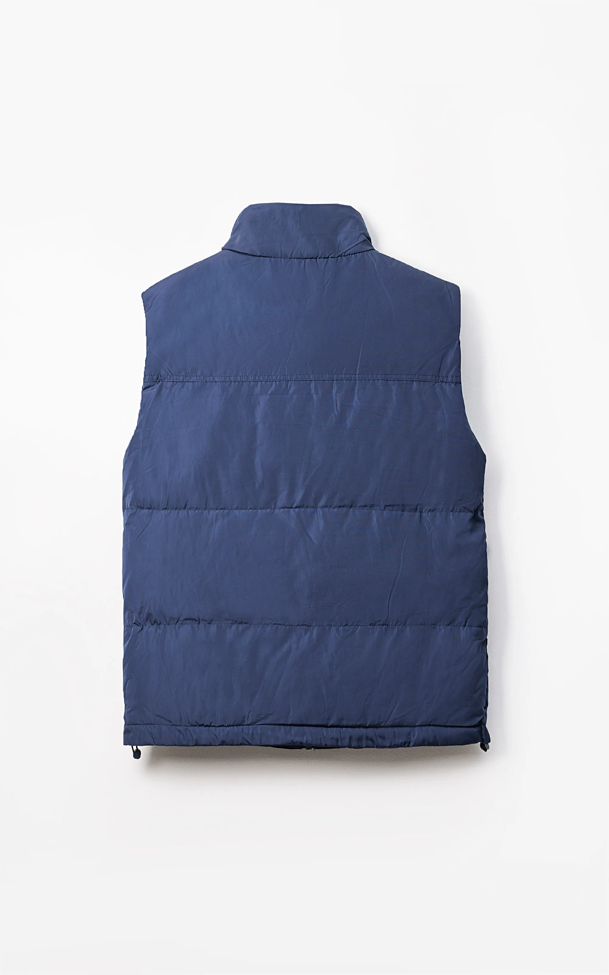 SLEEVELESS JACKET NAVY