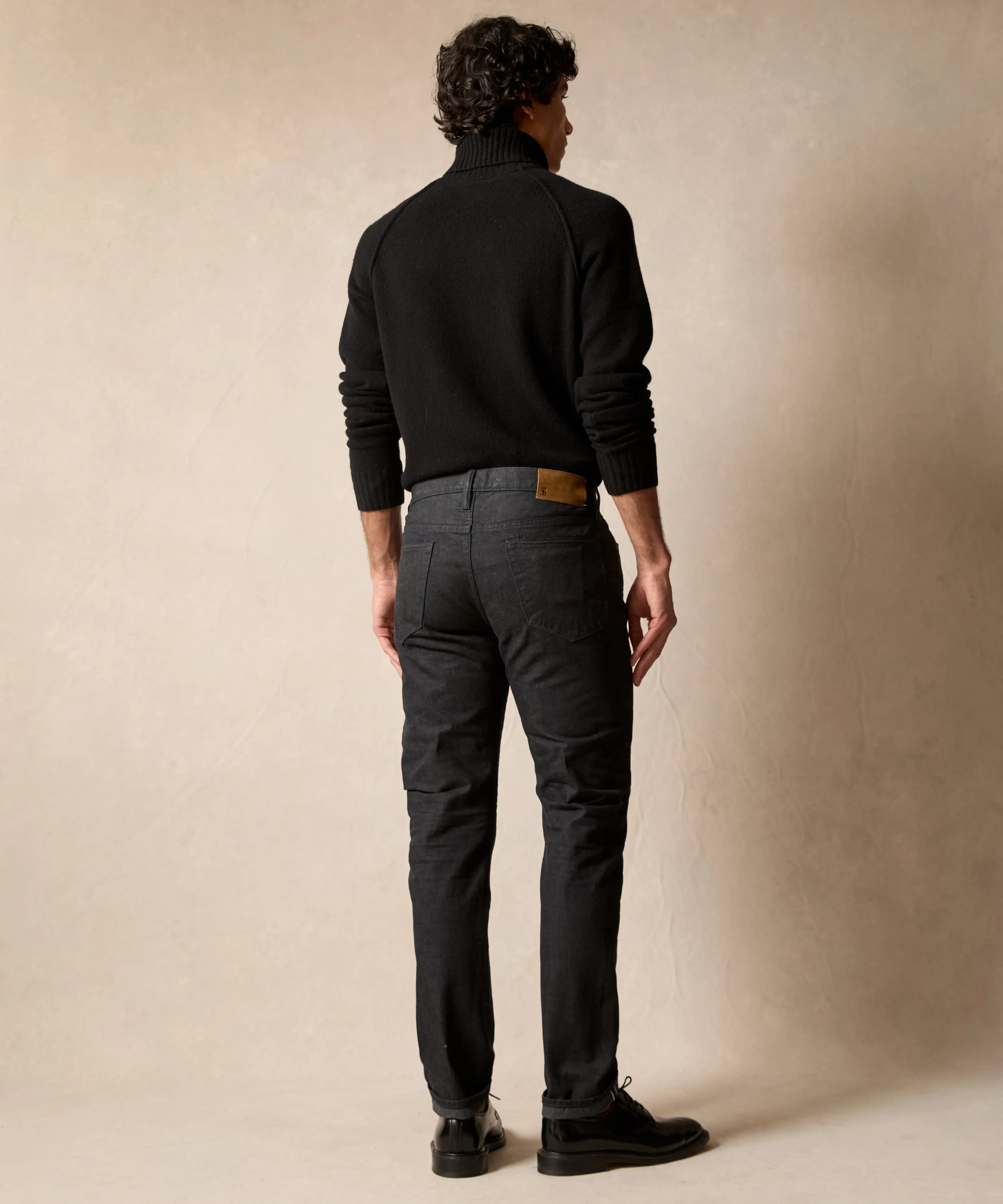 Slim Lightweight Japanese Selvedge Jean in Charcoal