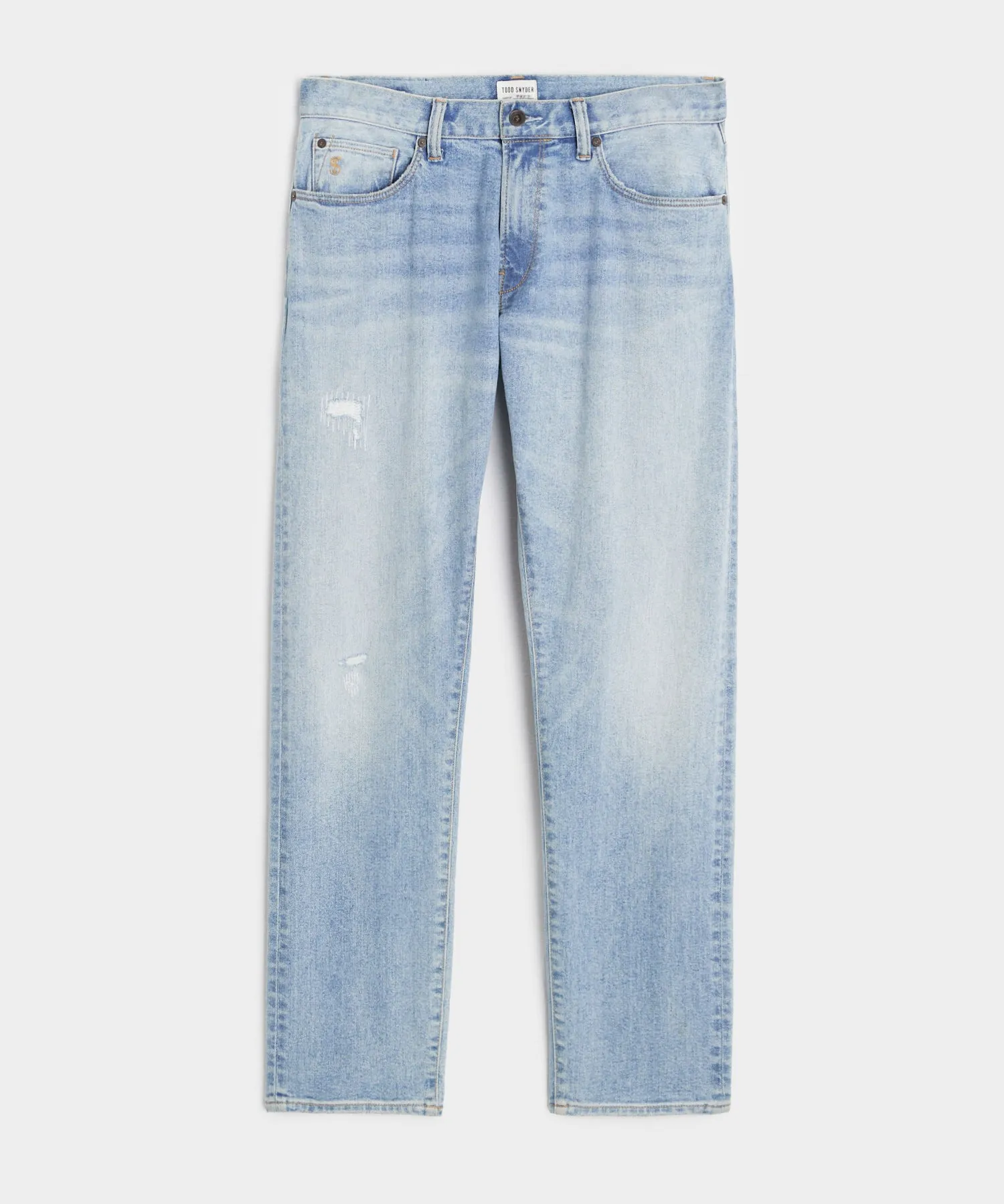 Slim Stretch Jean in Destroyed Wash